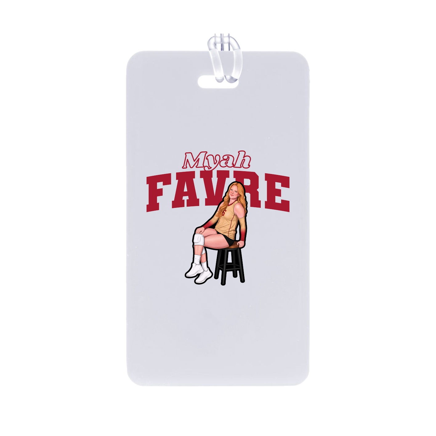 Bag Tag — Name Arch in Classic