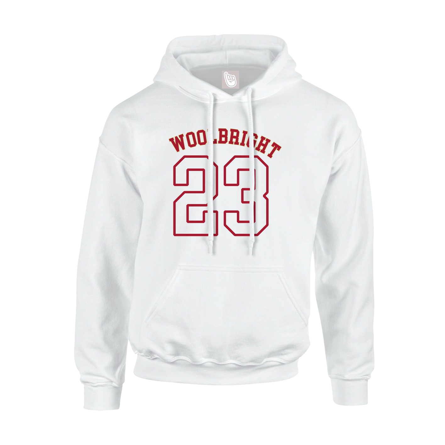 Youth Hoodie — Shirsey Arch in White