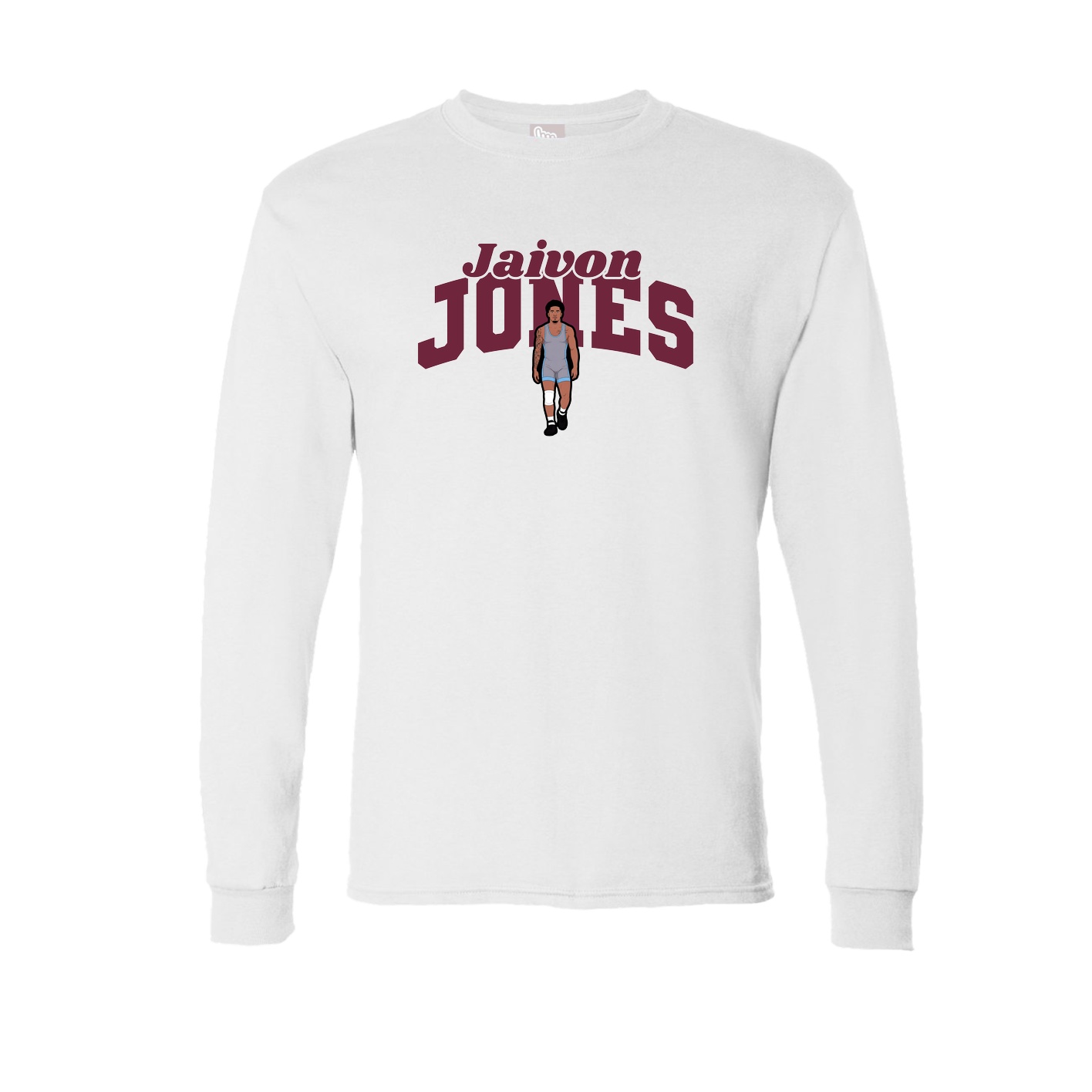 Long Sleeve Tee — Signature Arch in White