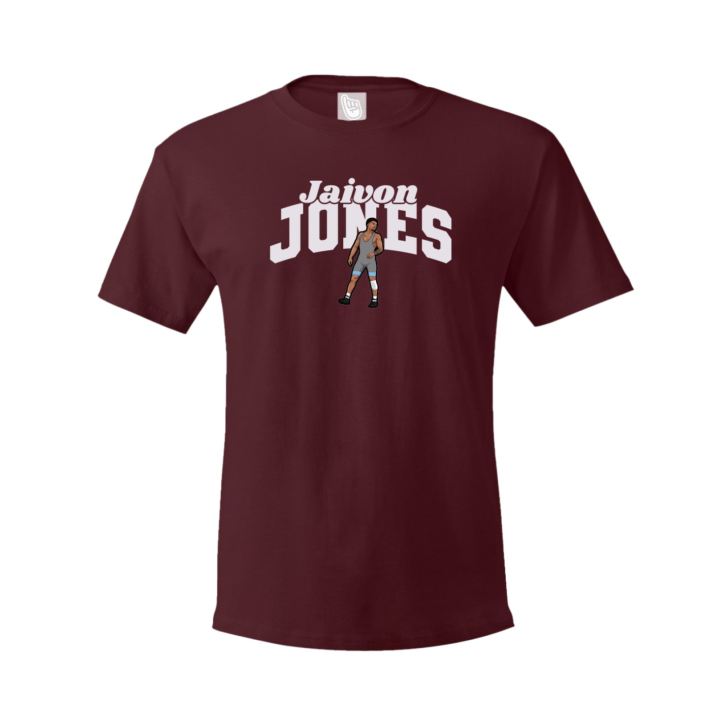 Youth Tee — Signature Arch in Maroon