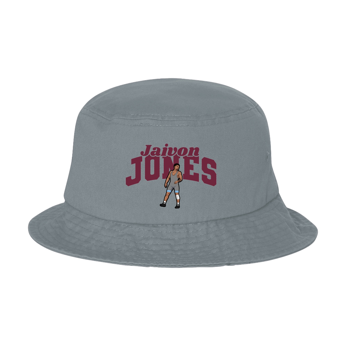 Bucket Cap — Signature Arch in Grey