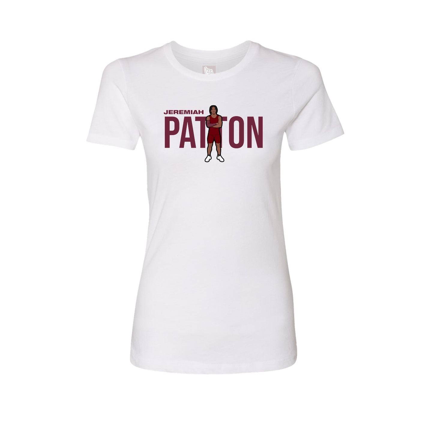 Womens Tee — Player Name in White