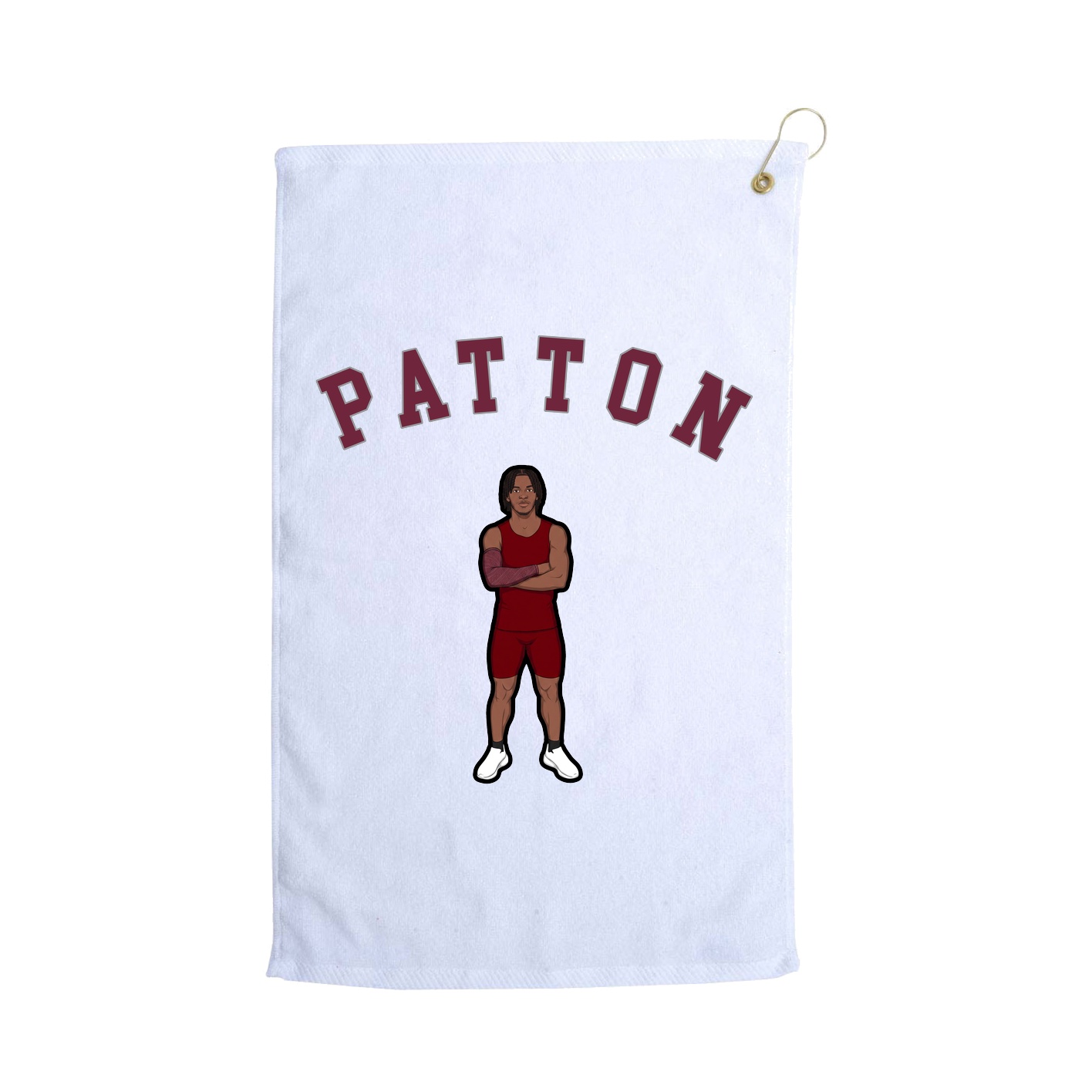 Golf Towel — Shirsey Arch in White
