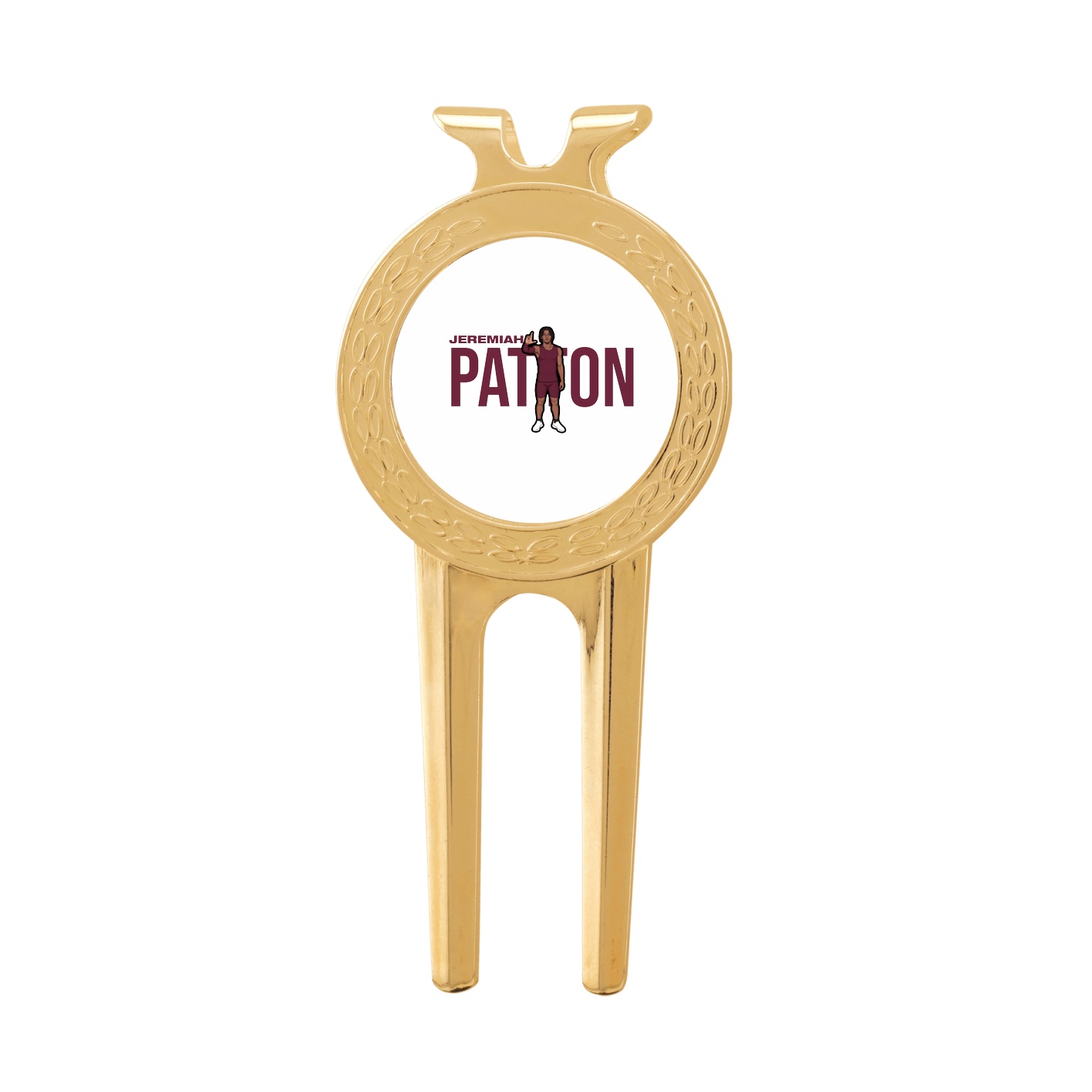 Divot Tool with Ball Marker — Player Name in Classic