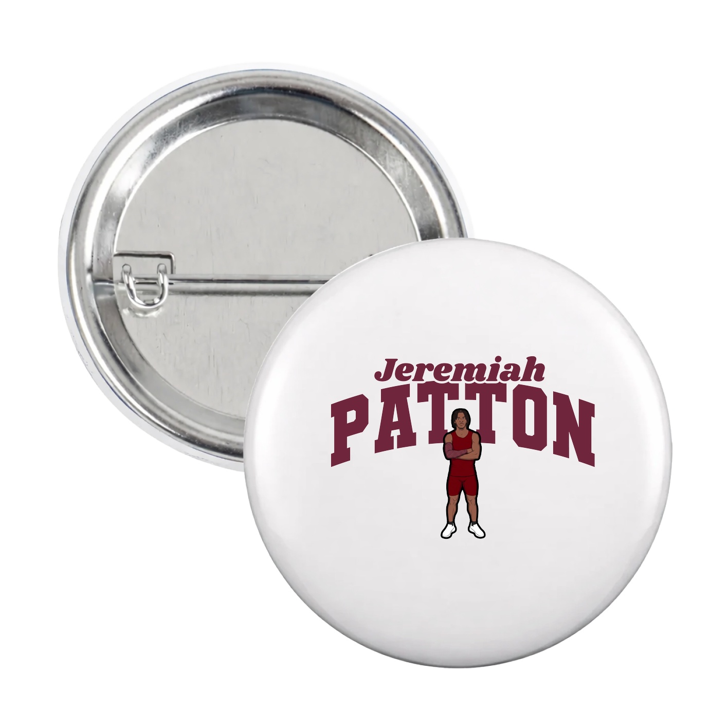 Game Day Button — Signature Arch in White