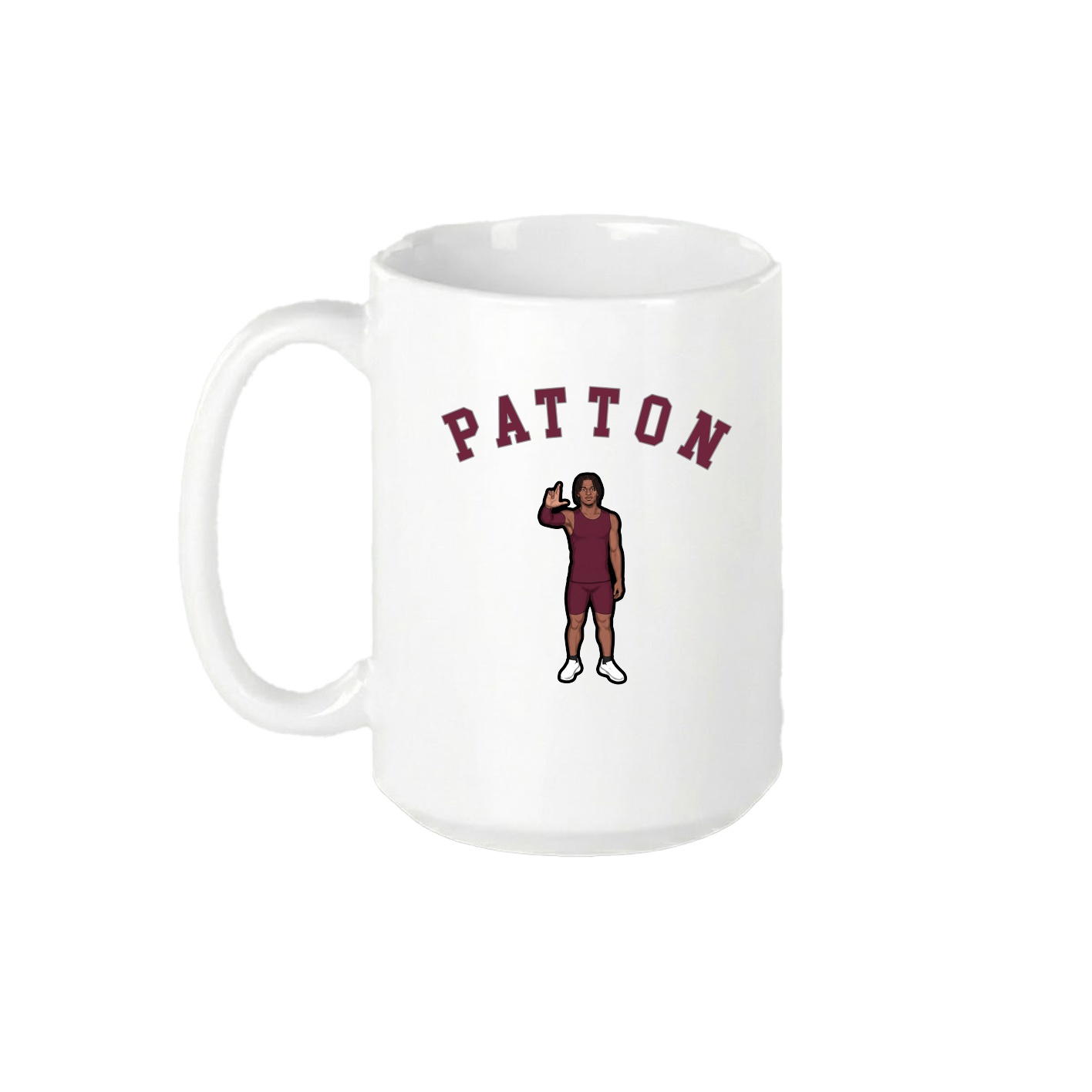 15oz Coffee Mug — Shirsey Arch in White