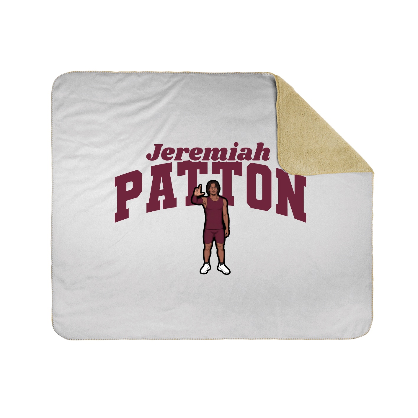 Throw Blanket — Signature Arch in White