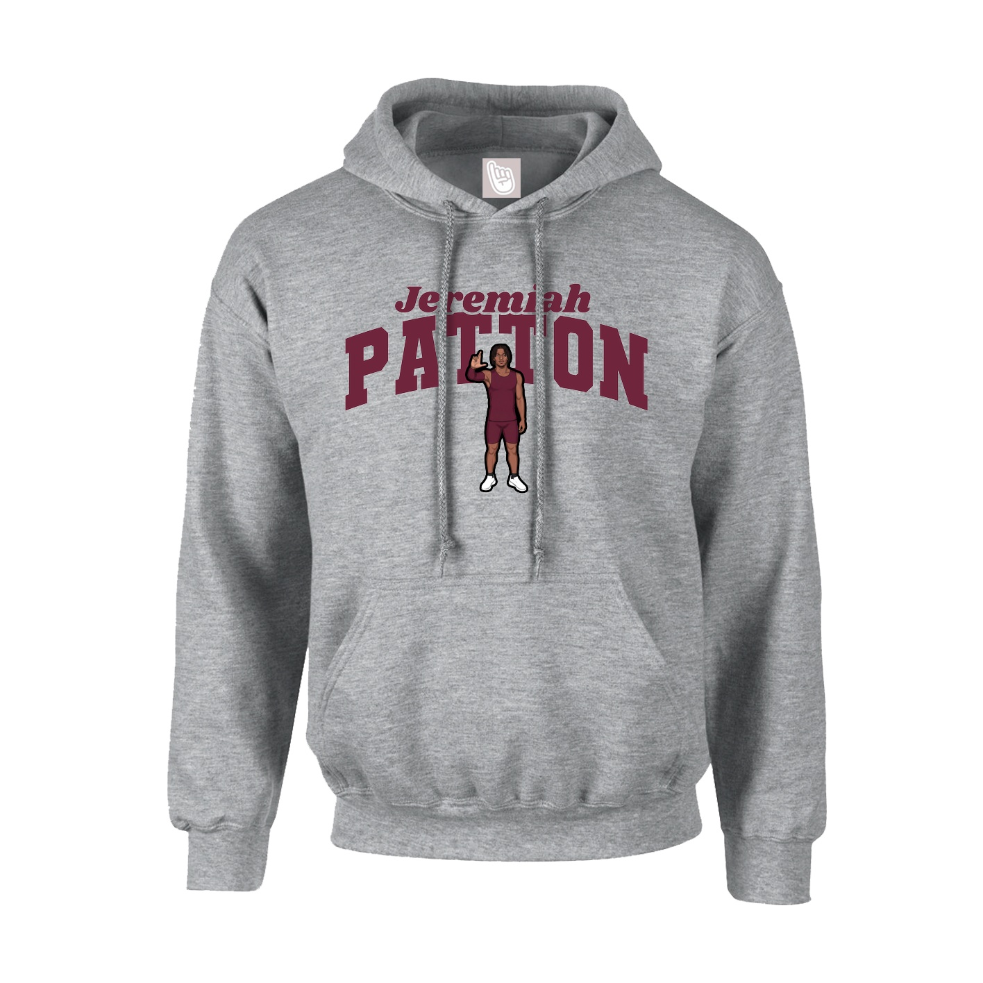 Hoodie — Signature Arch in Grey