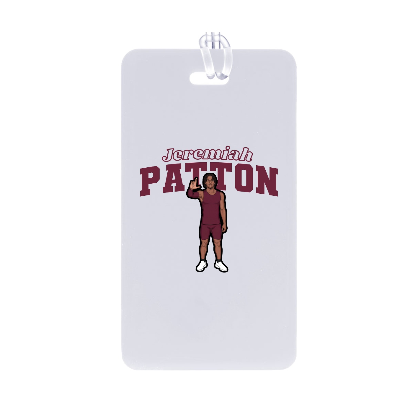 Bag Tag — Name Arch in Classic