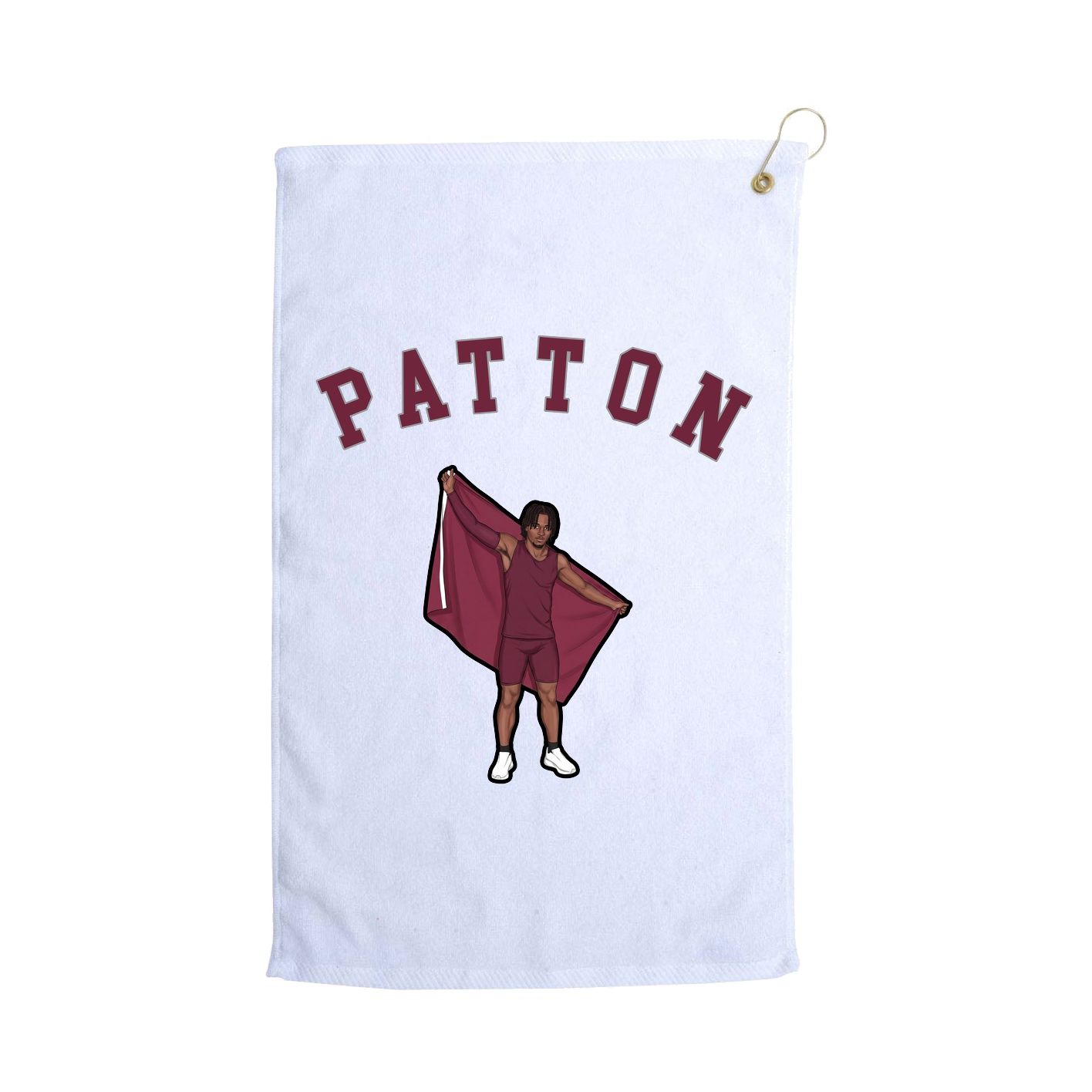 Golf Towel — Shirsey Arch in White