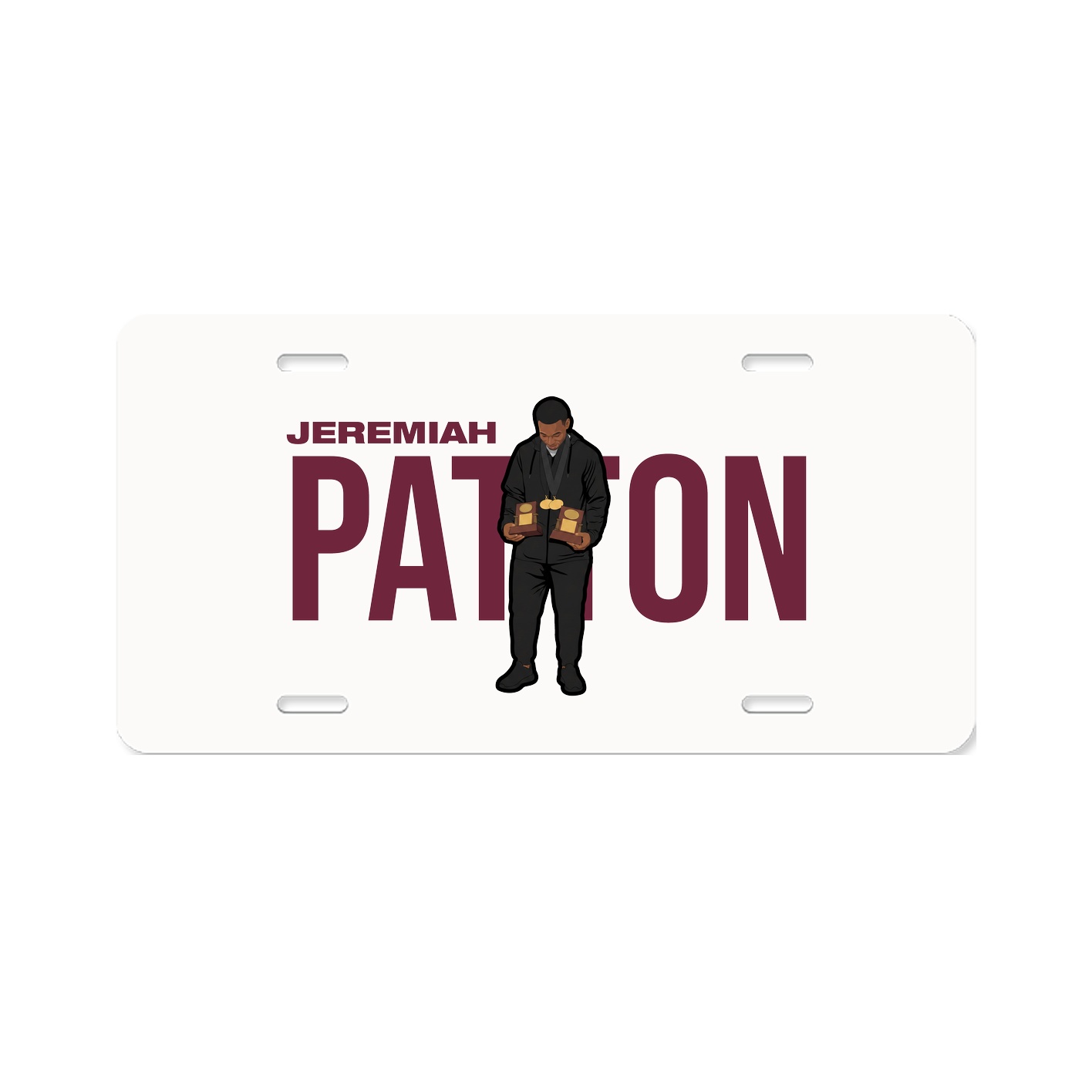 License Plate — Player Name in Classic