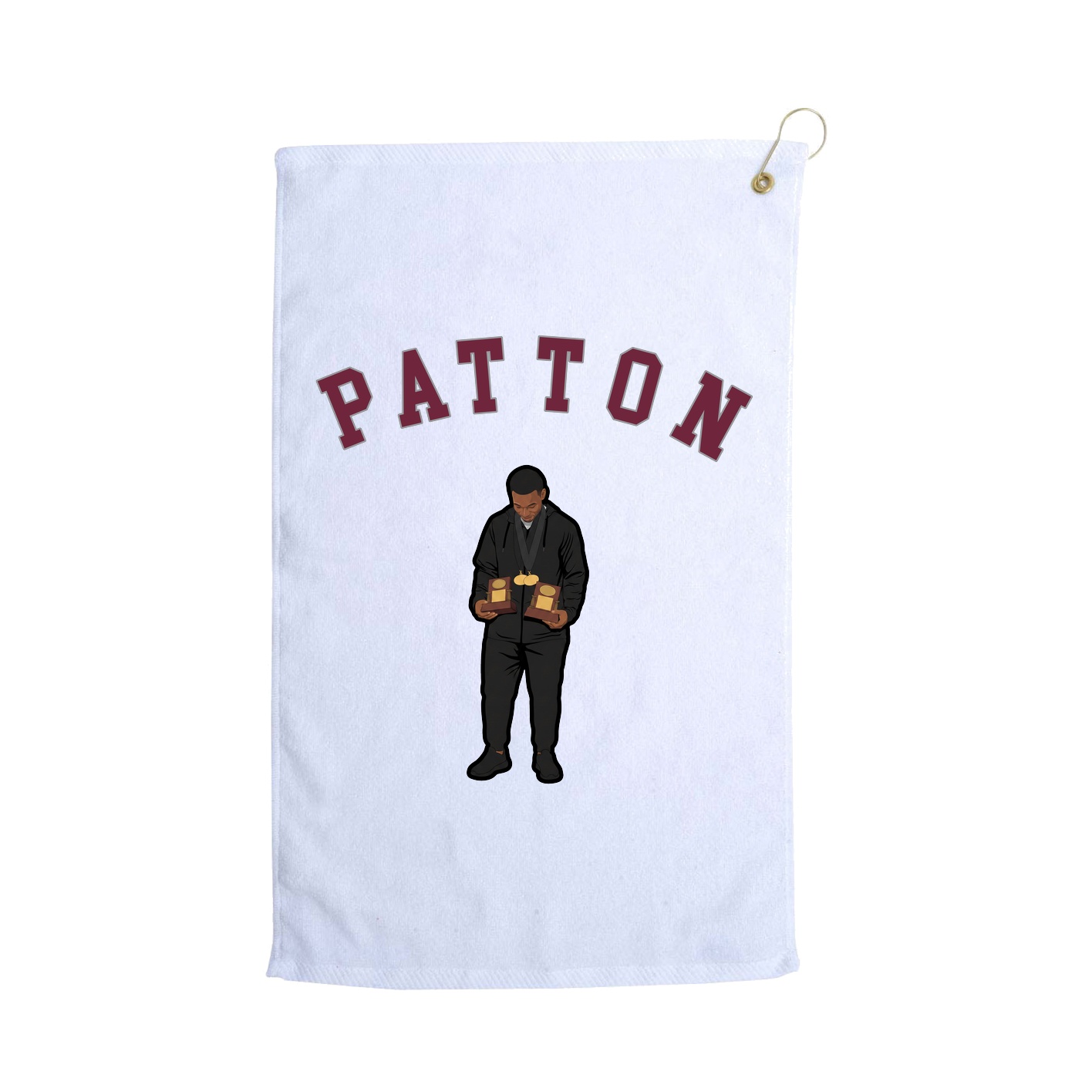 Golf Towel — Shirsey Arch in White