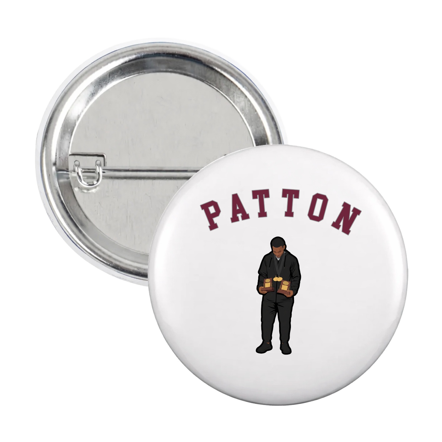 Game Day Button — Shirsey Arch in White