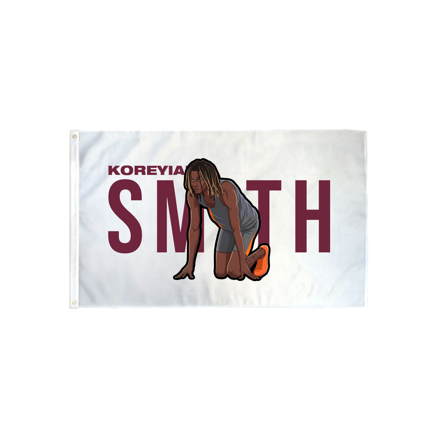 3x5 Flag — Player Name in Classic