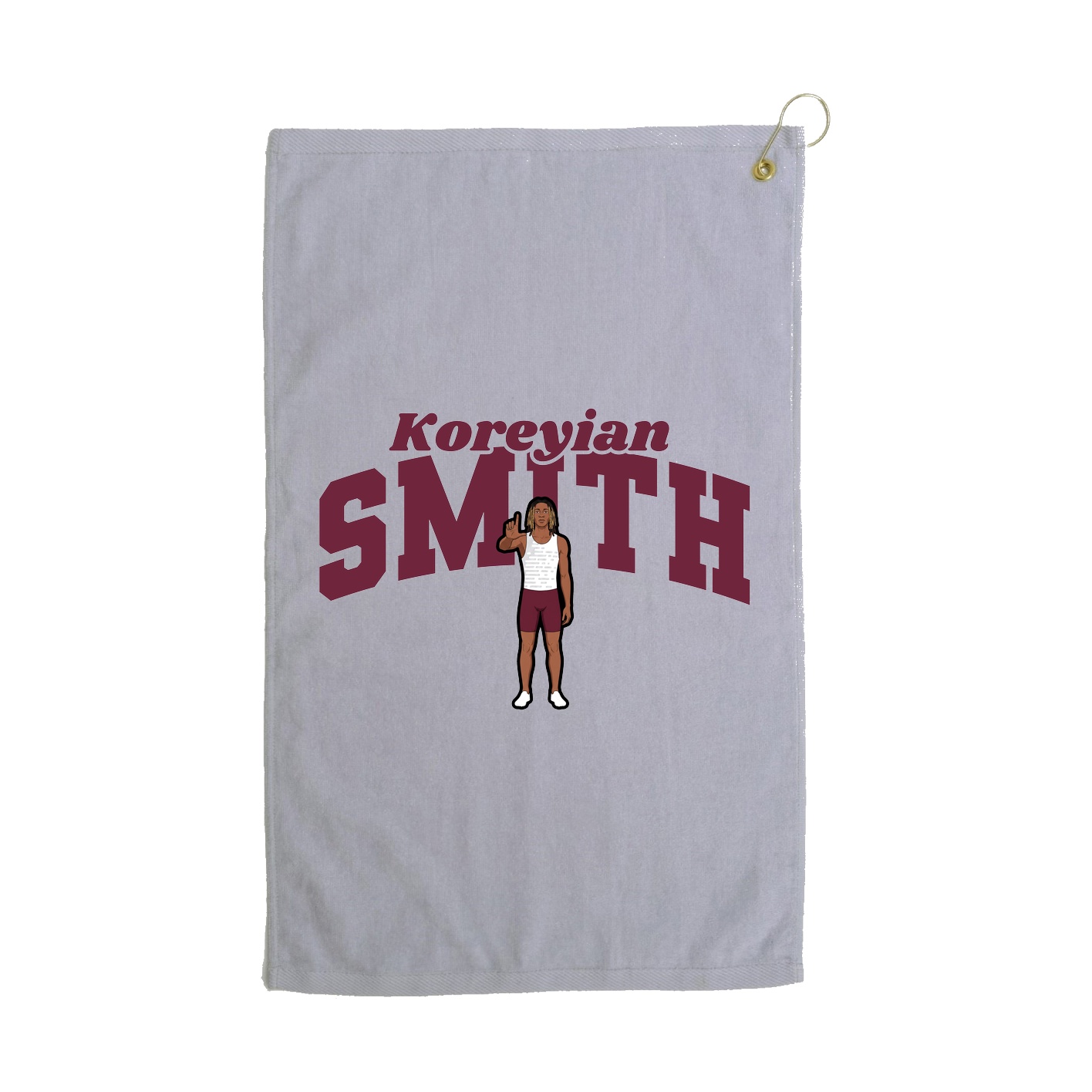 Golf Towel — Signature Arch in Grey