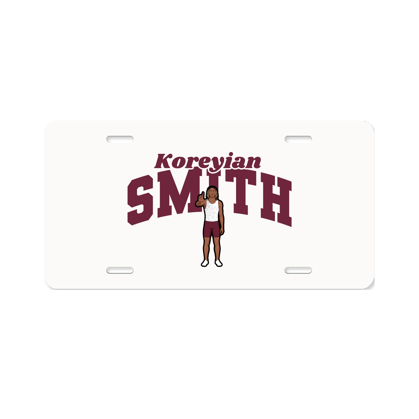 License Plate — Signature Arch in Classic