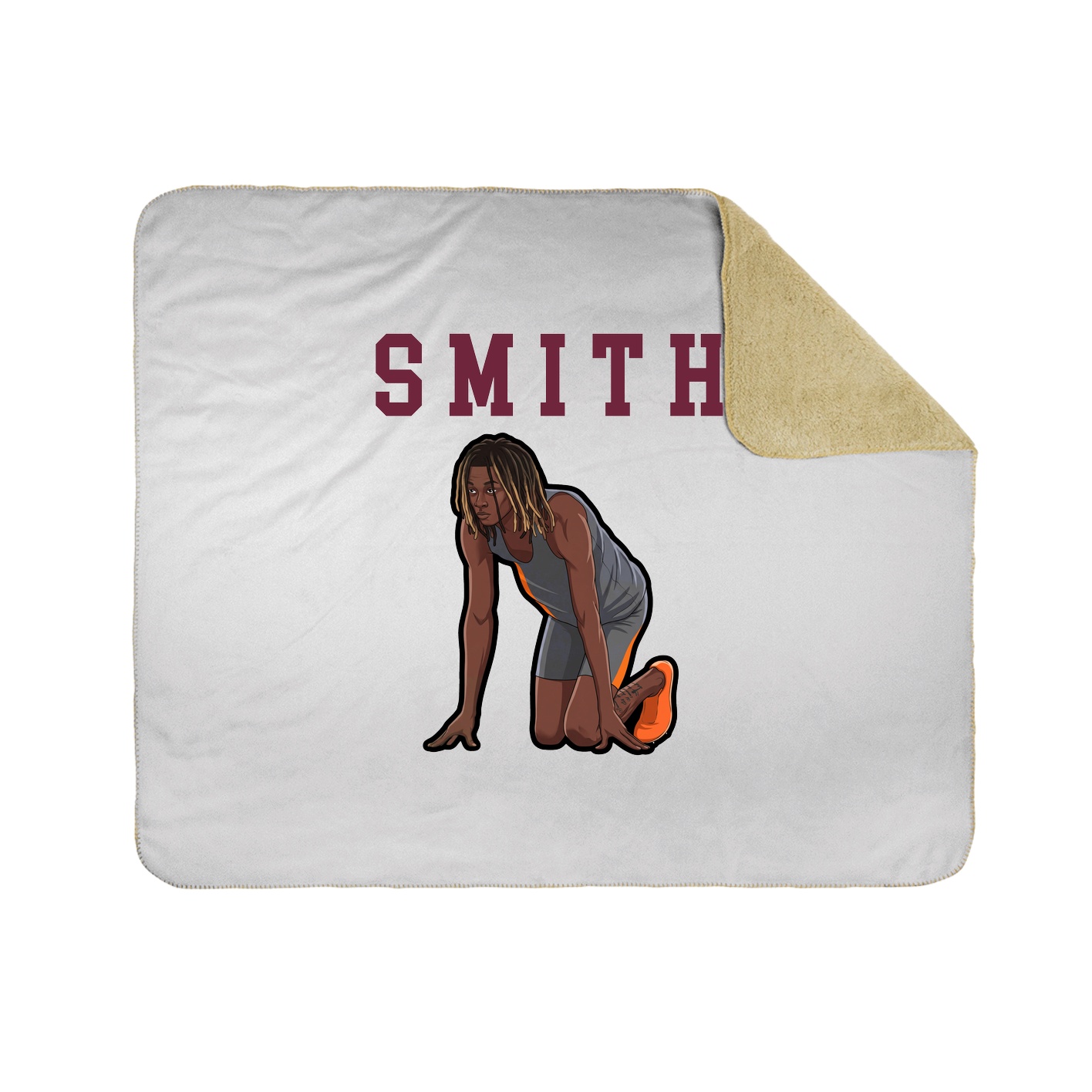Throw Blanket — Shirsey in White