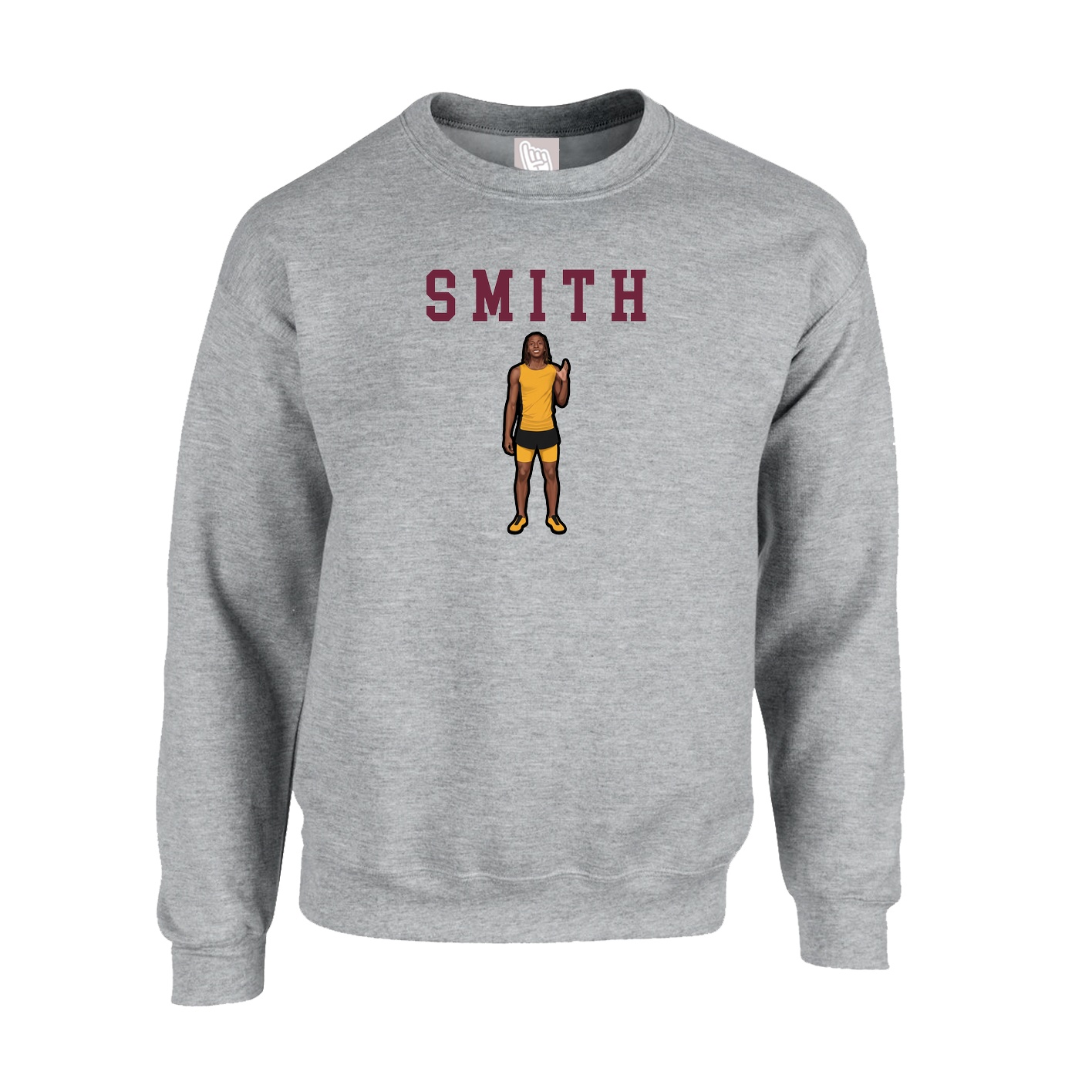 Fleece Crew — Shirsey in Grey