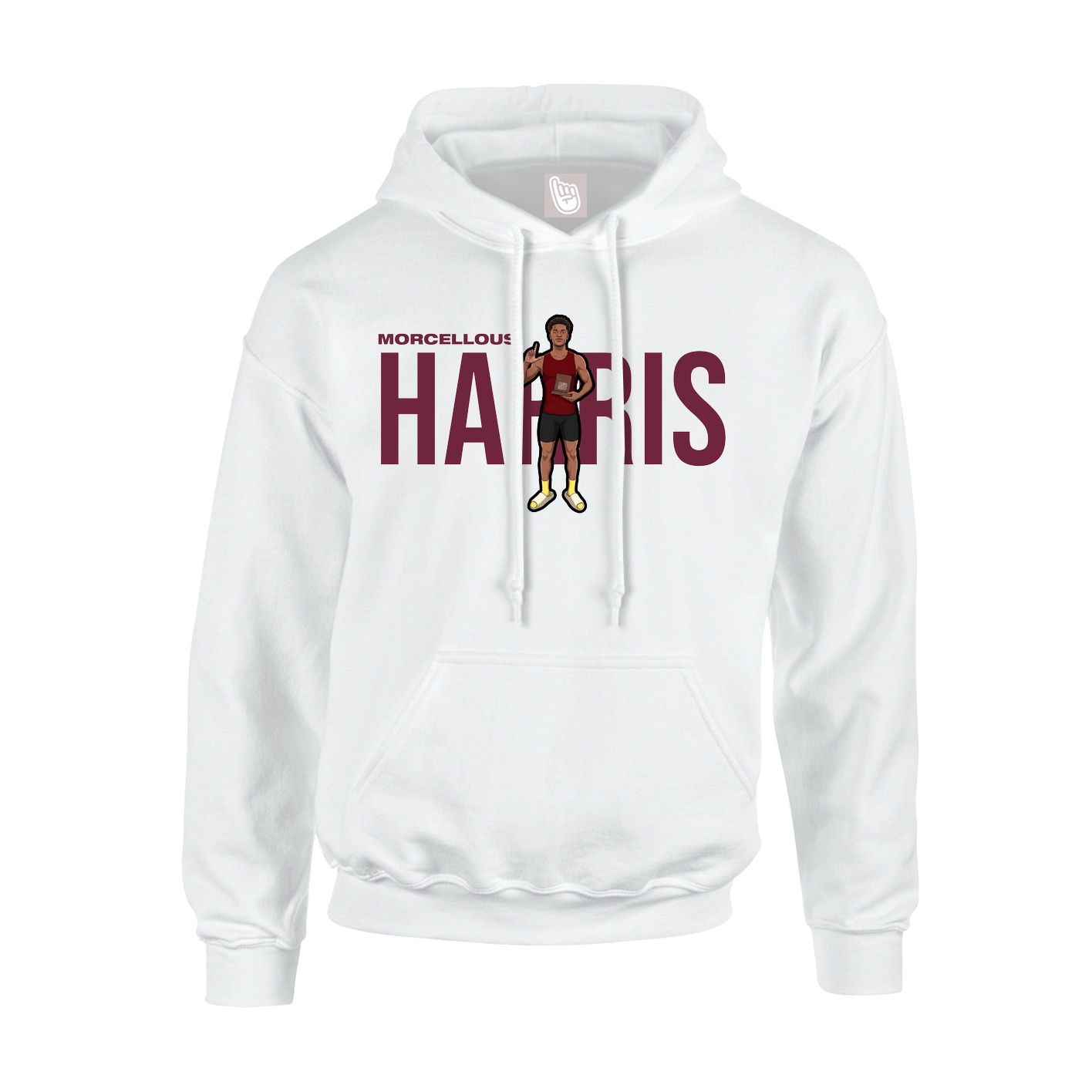 Hoodie — Player Name in White