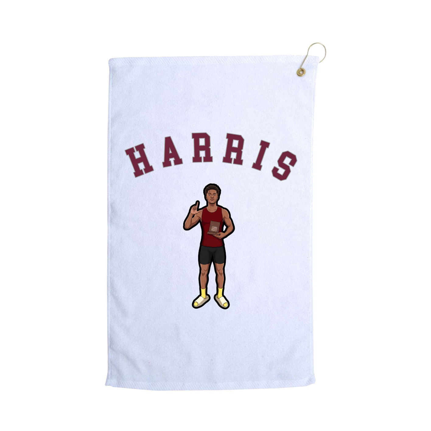 Golf Towel — Shirsey Arch in White