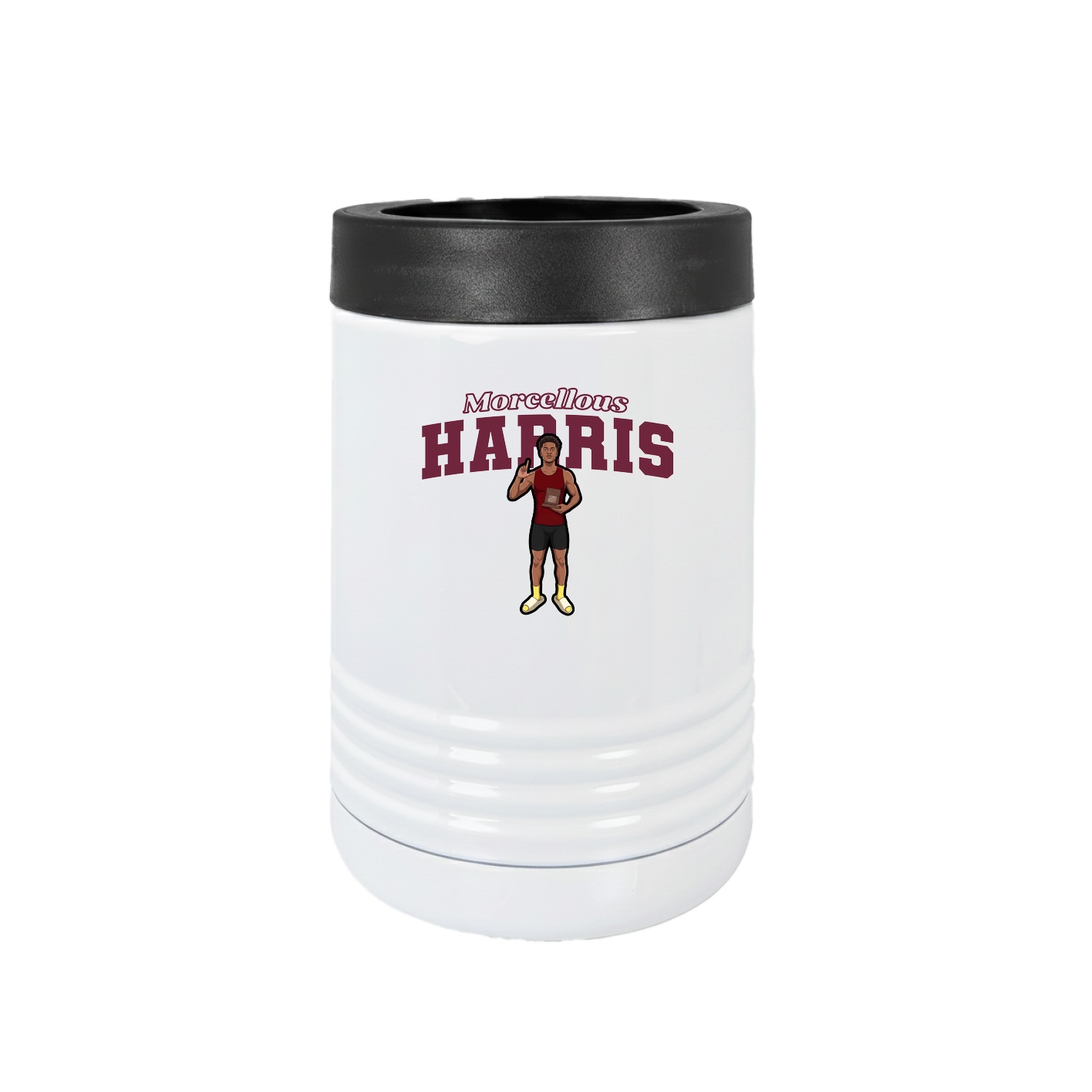 Beverage Holder — Name Arch in White