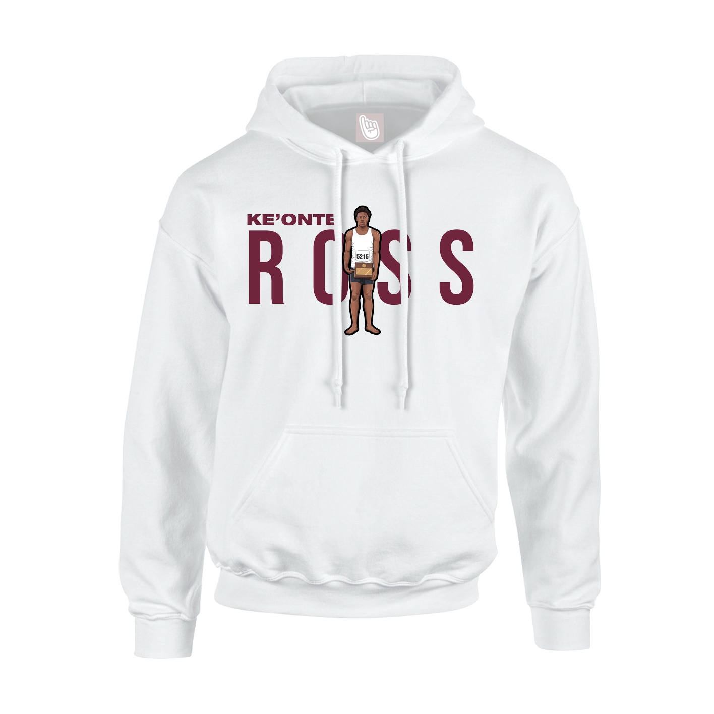 Hoodie — Player Name in White