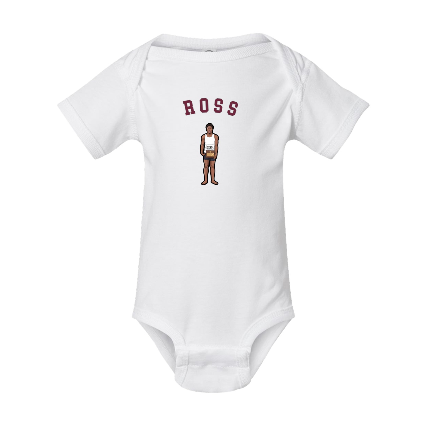 Baby Onesie — Shirsey Arch in White