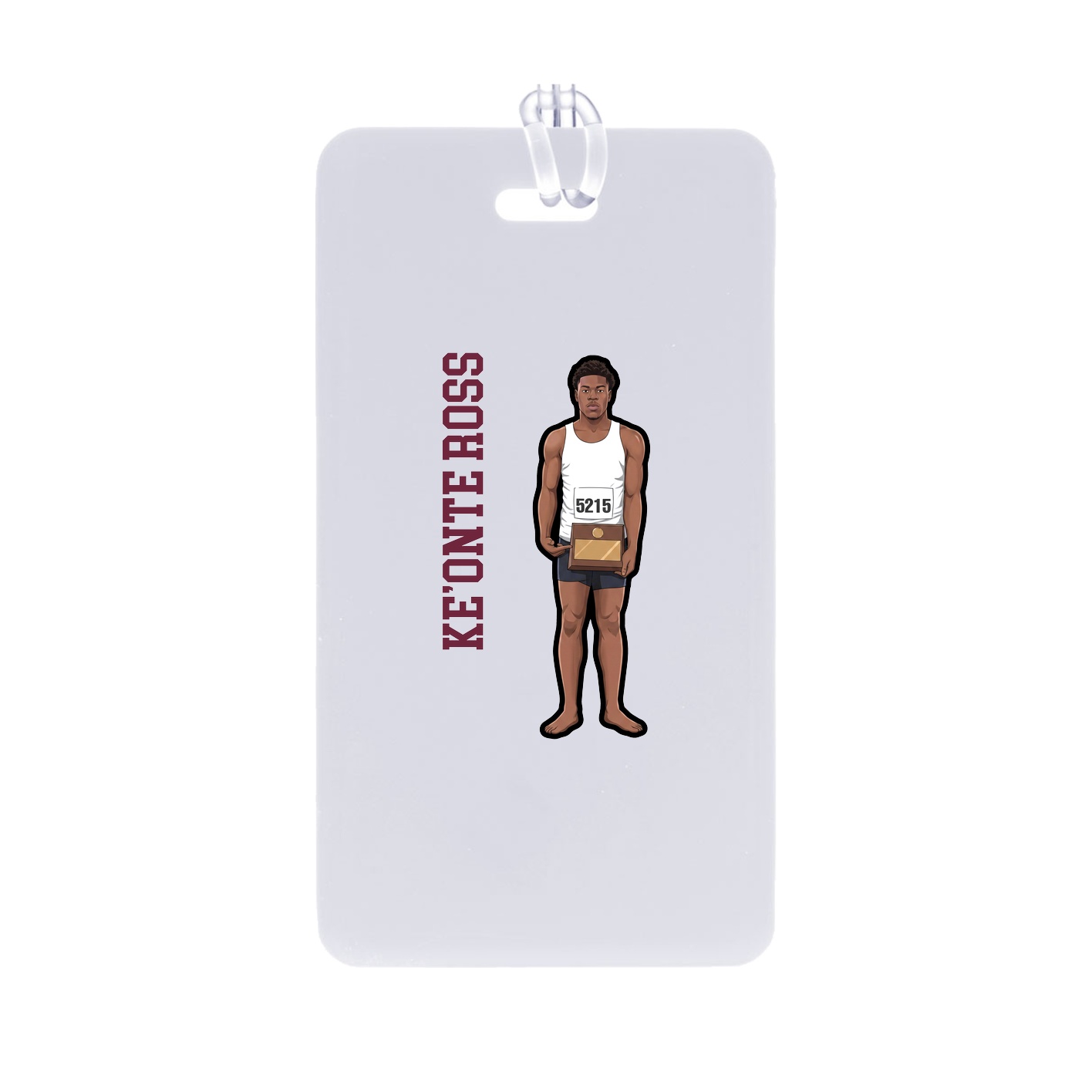 Bag Tag — Name Vertical in Classic