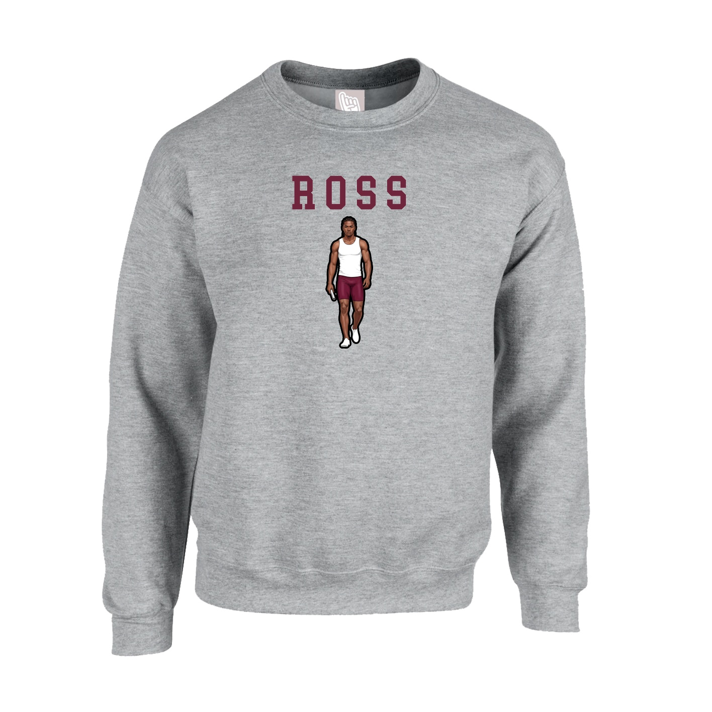 Fleece Crew — Shirsey in Grey