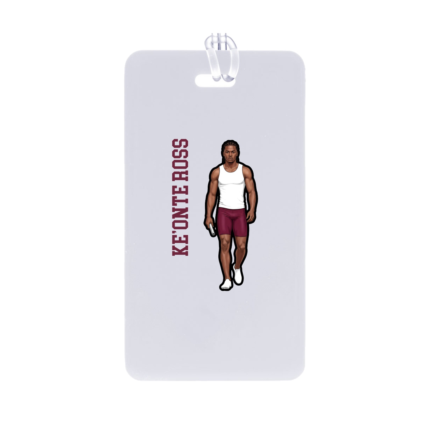 Bag Tag — Name Vertical in Classic