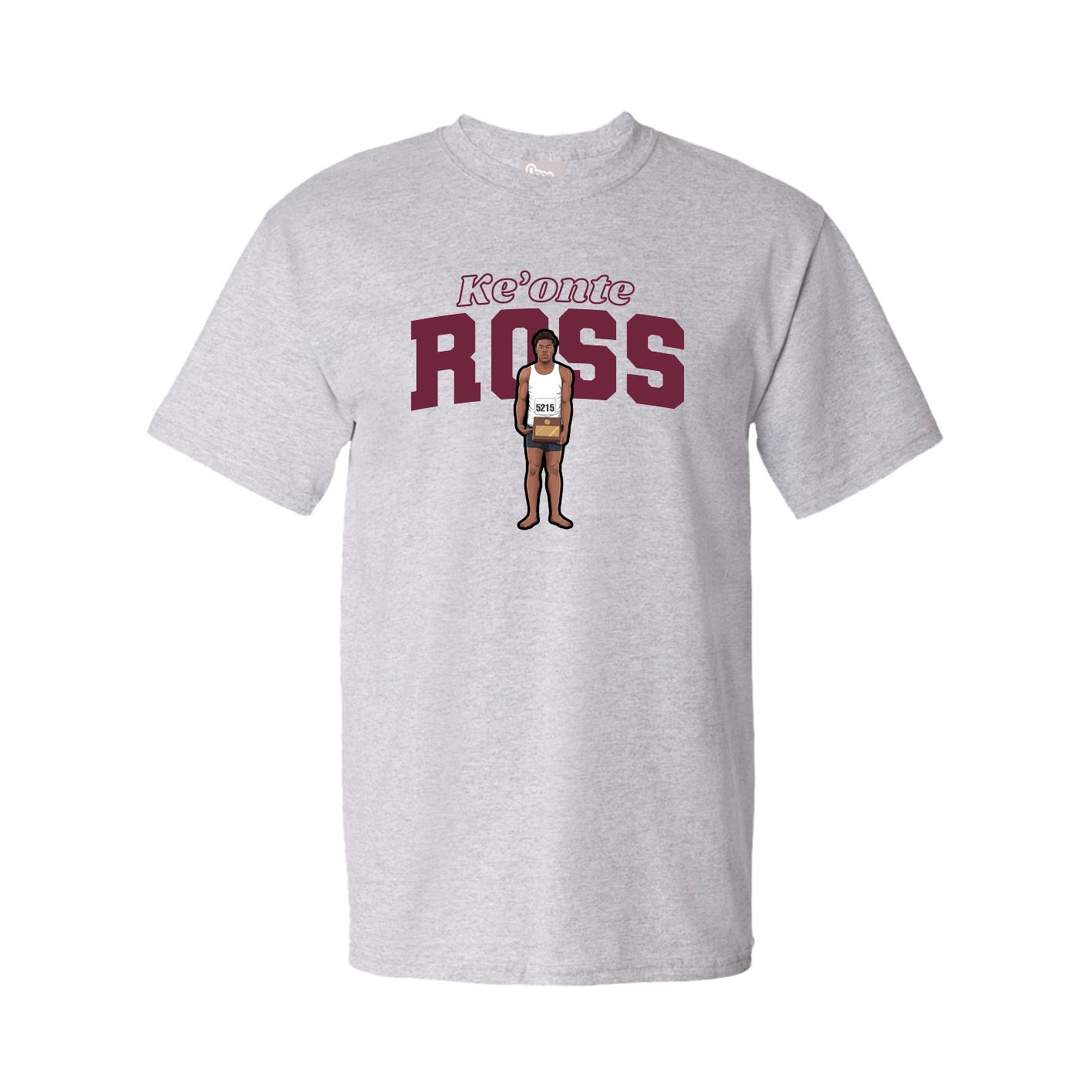 Tee — Name Arch in Grey