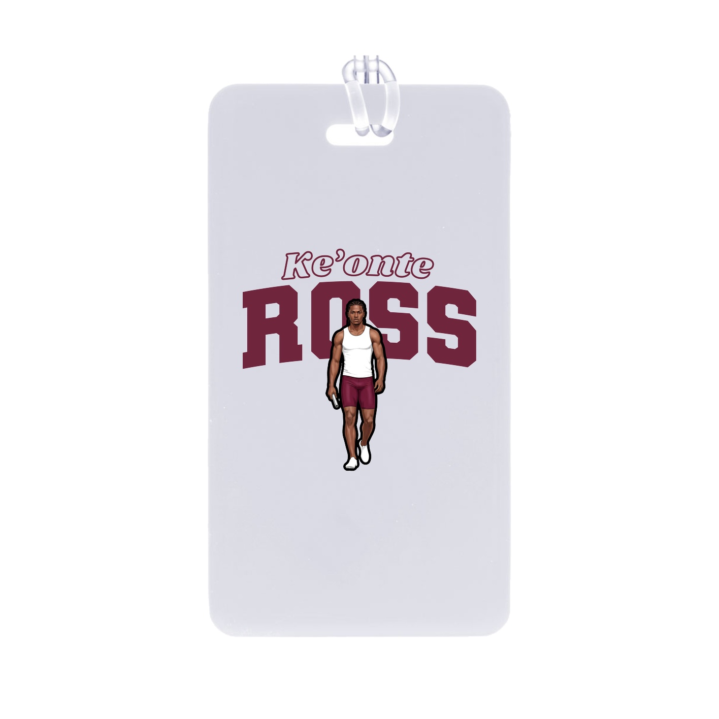 Bag Tag — Name Arch in Classic