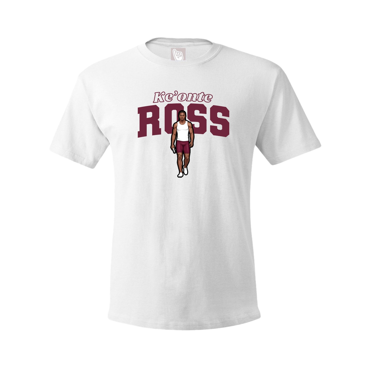 Tee — Name Arch in White