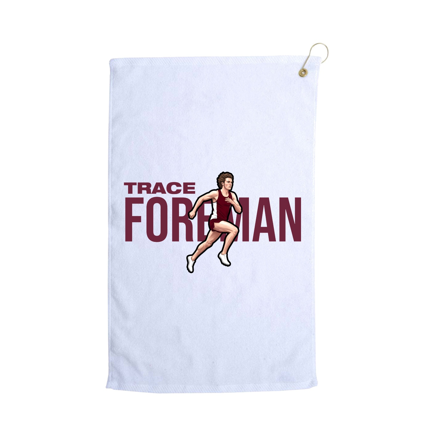 Golf Towel — Player Name in White