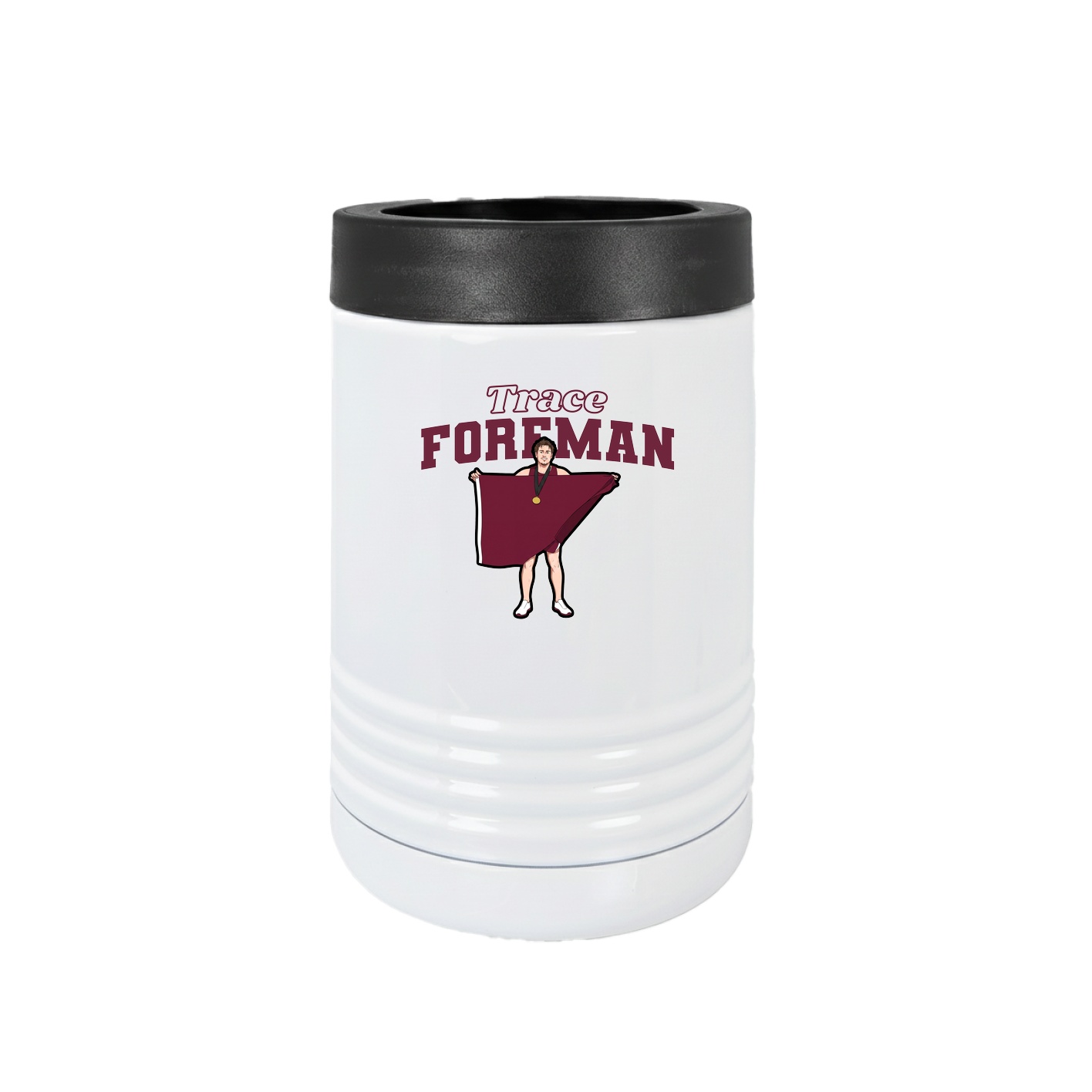 Beverage Holder — Name Arch in White
