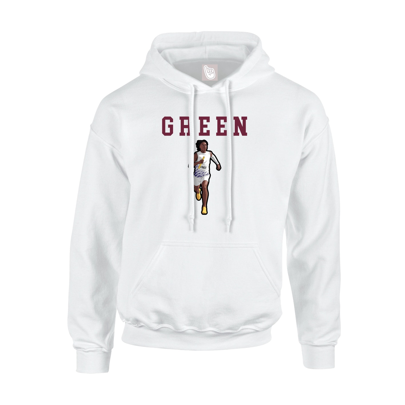 Hoodie — Shirsey in White