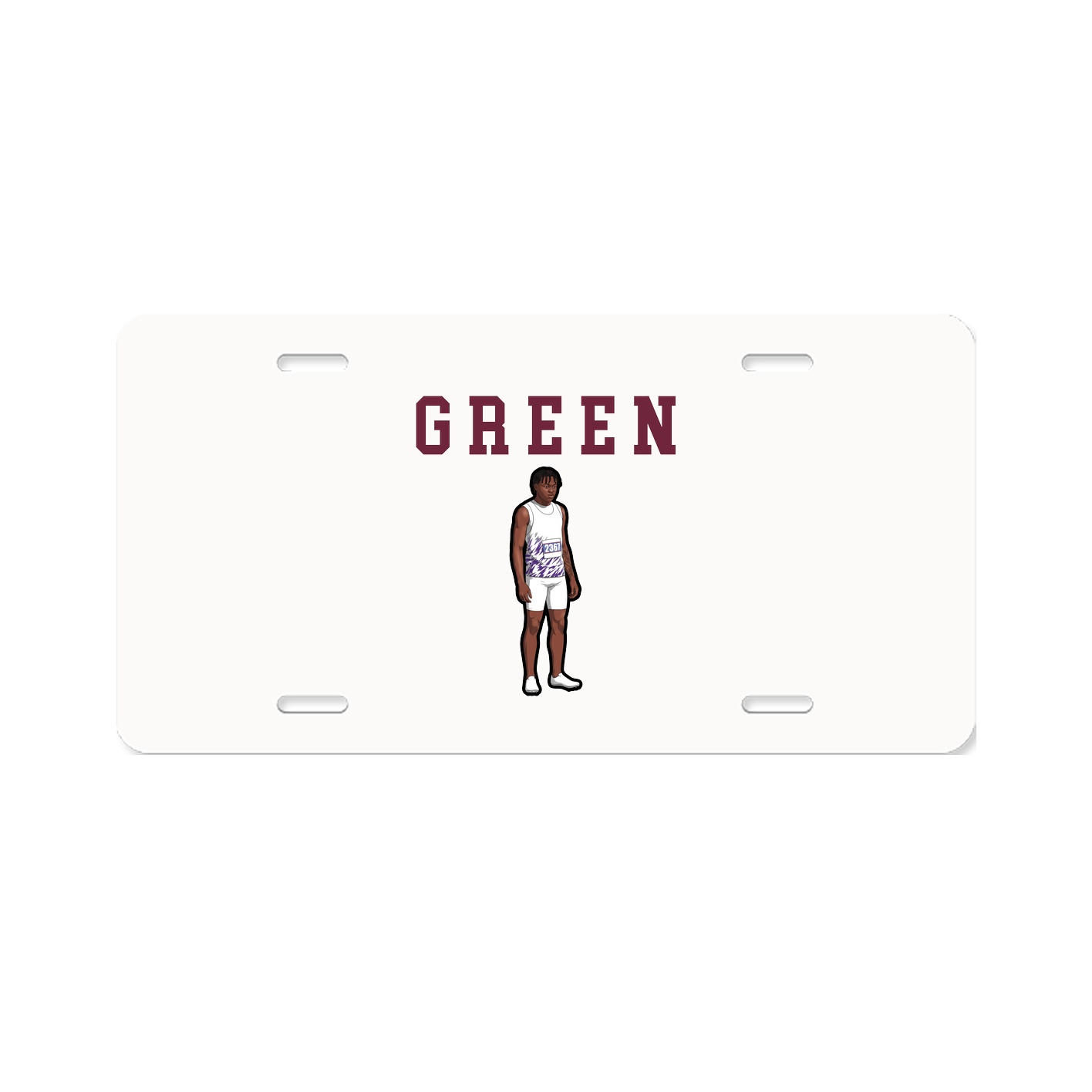 License Plate — Shirsey in Classic