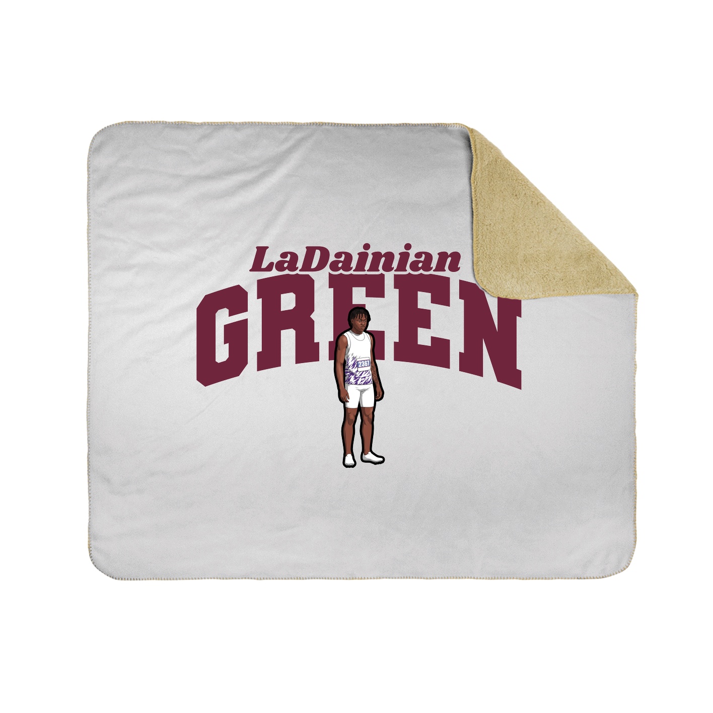Throw Blanket — Signature Arch in White