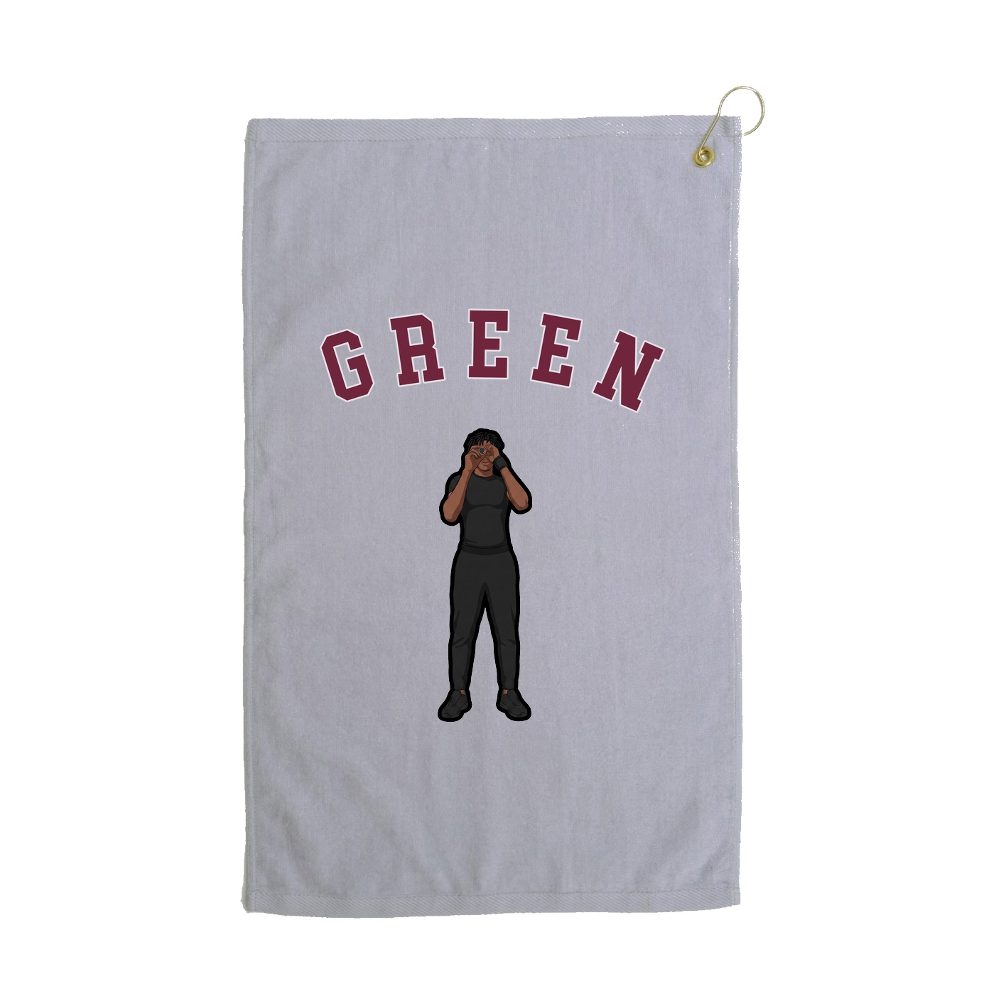 Golf Towel — Shirsey Arch in Grey