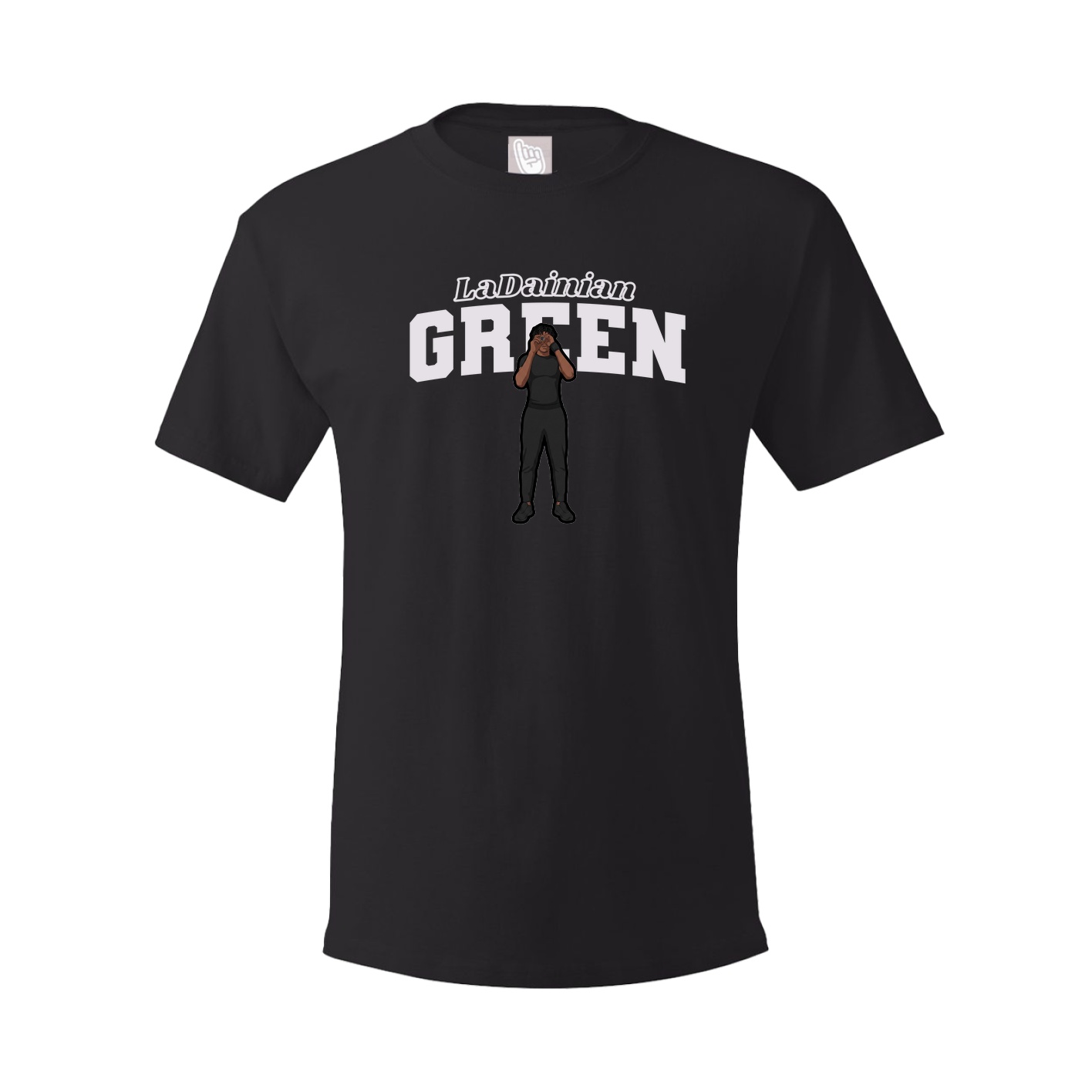 Youth Tee — Name Arch in Black