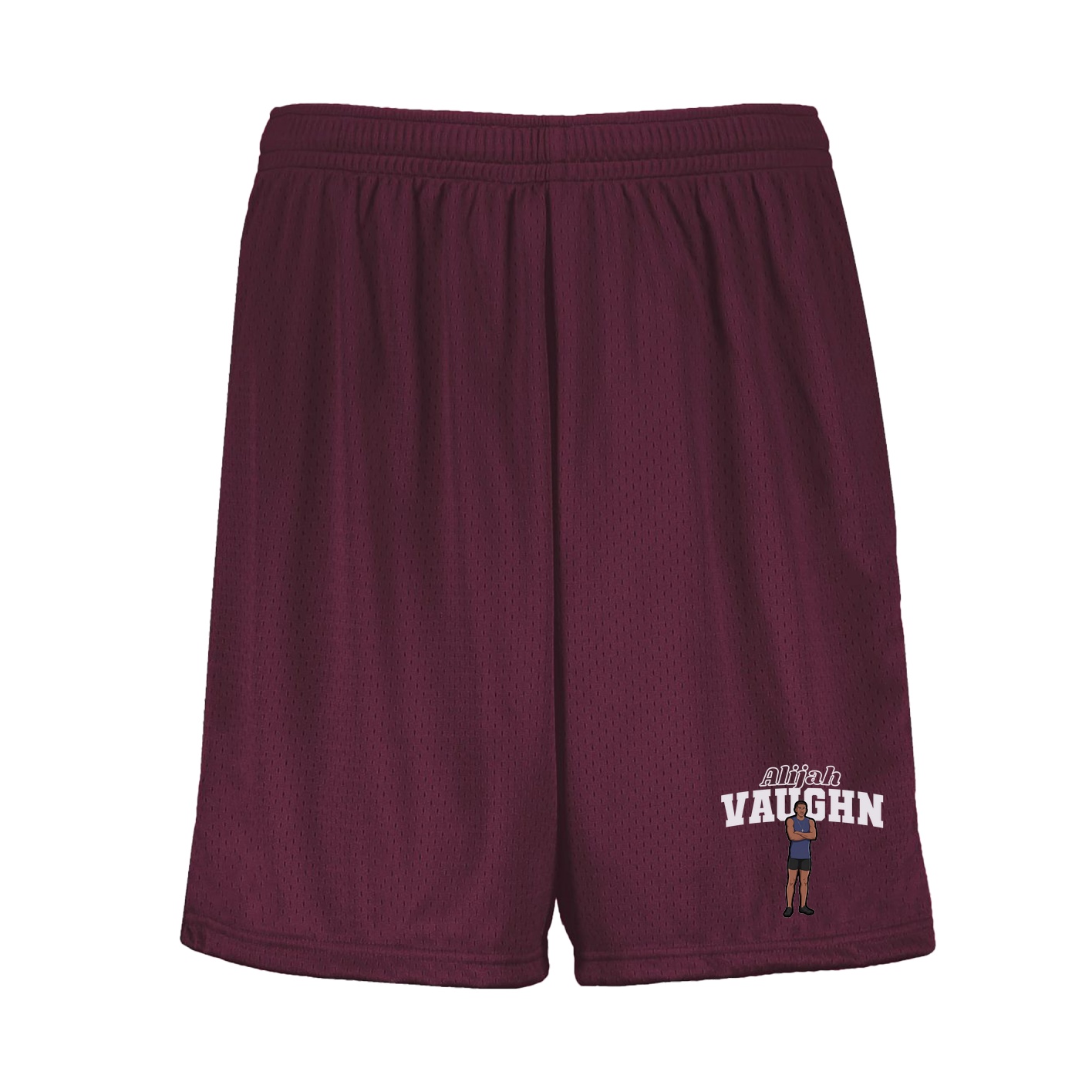 Shorts — Name Arch in Maroon