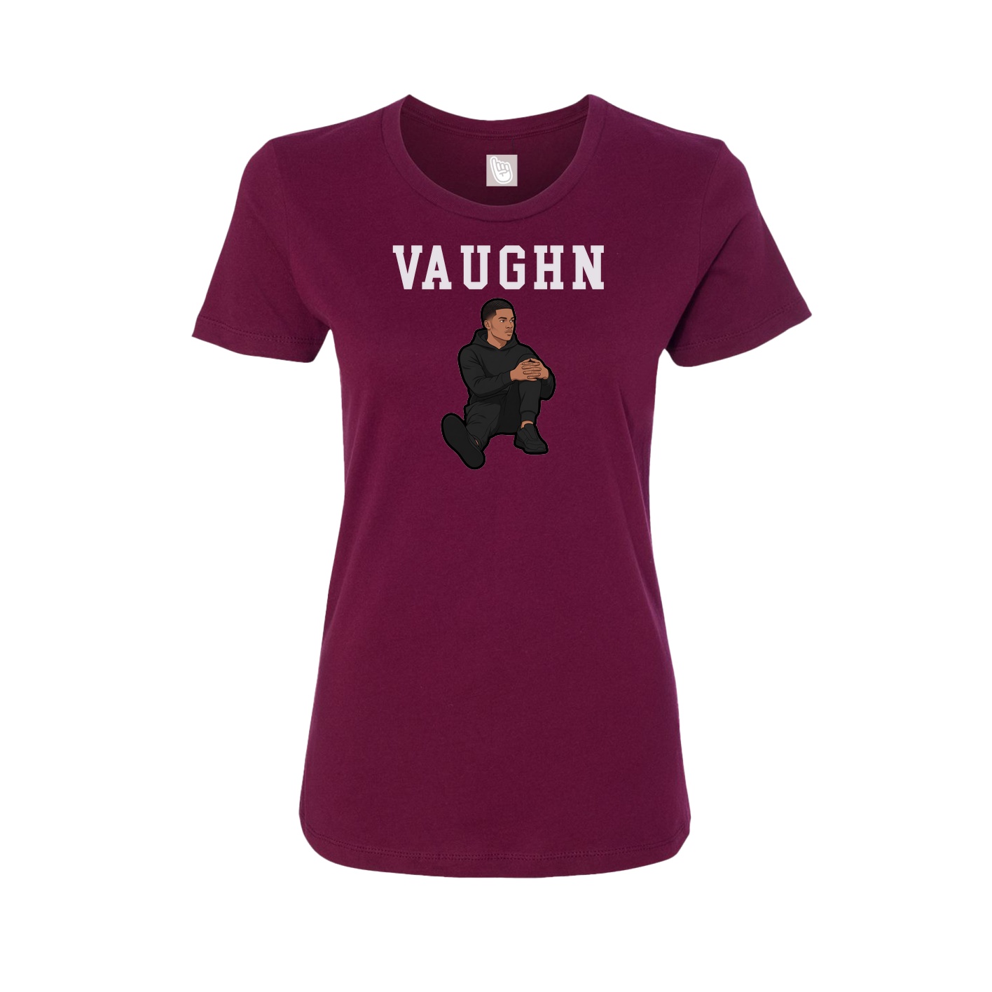 Fitted Women's Tee — Shirsey in Maroon