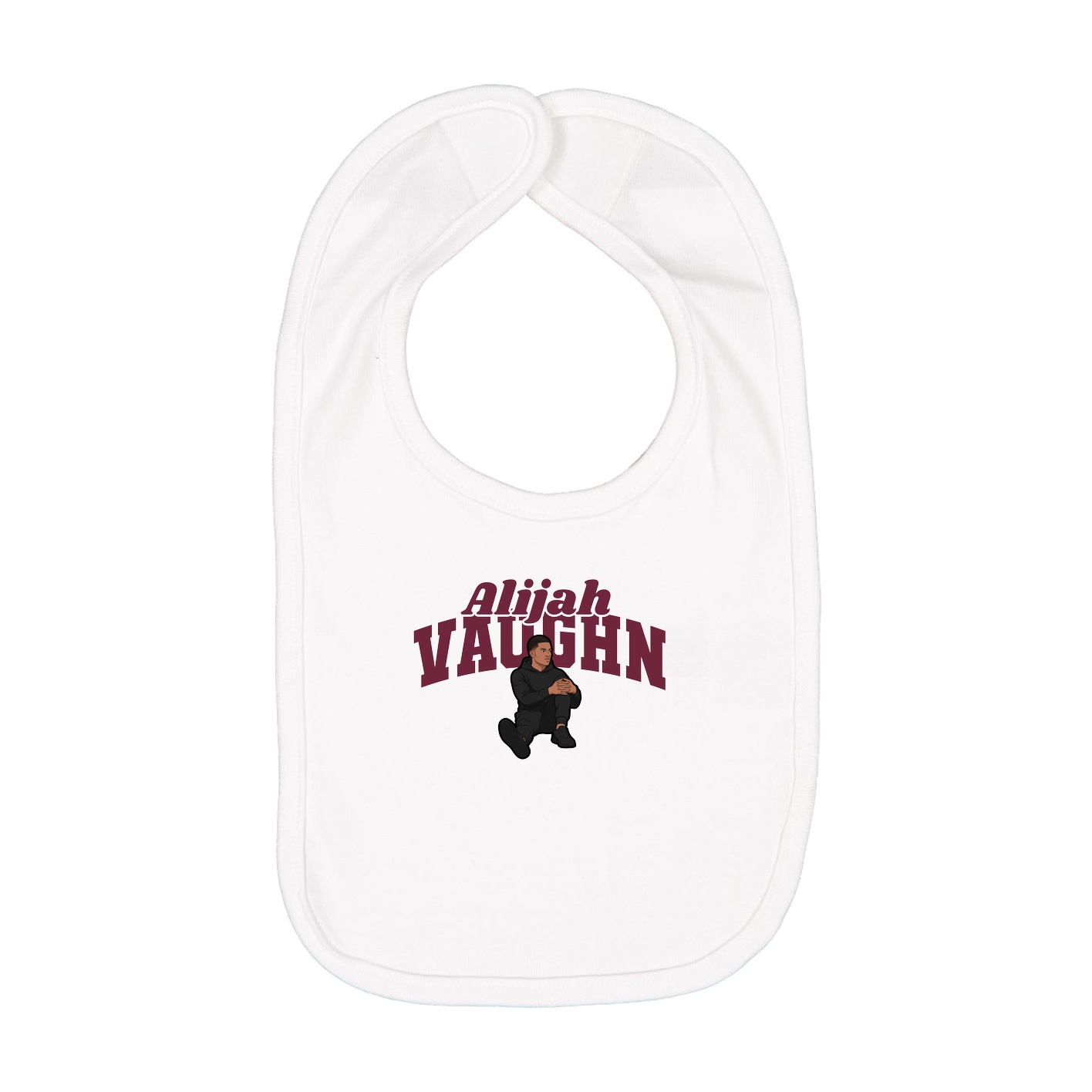Infant Bib — Signature Arch in White