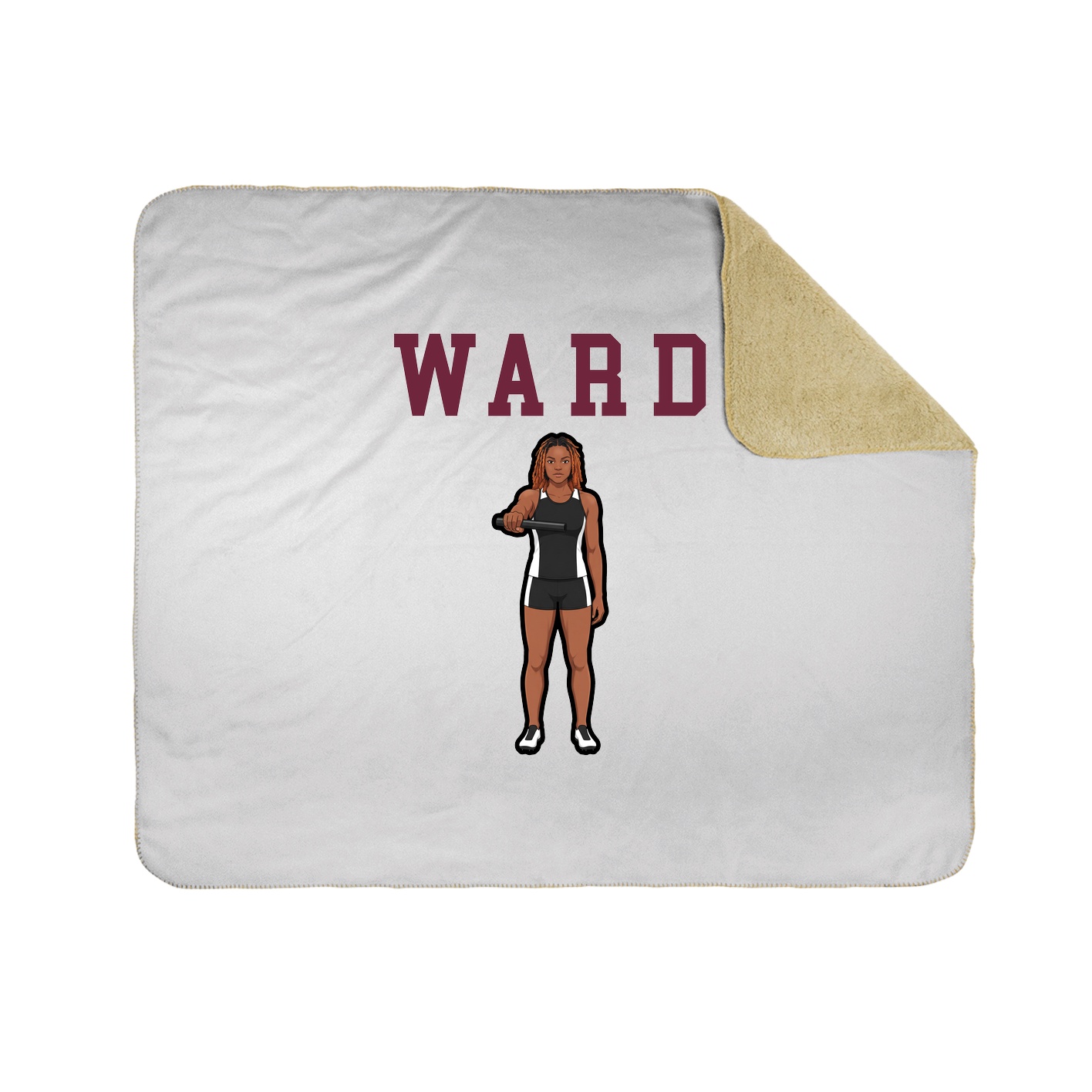 Throw Blanket — Shirsey in White
