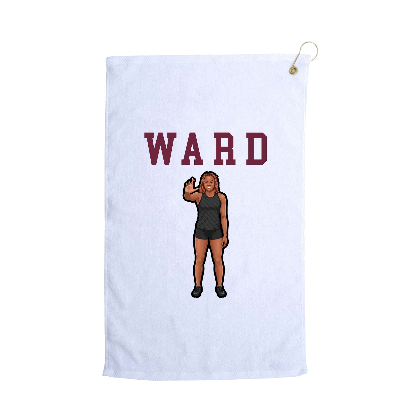 Golf Towel — Shirsey in White