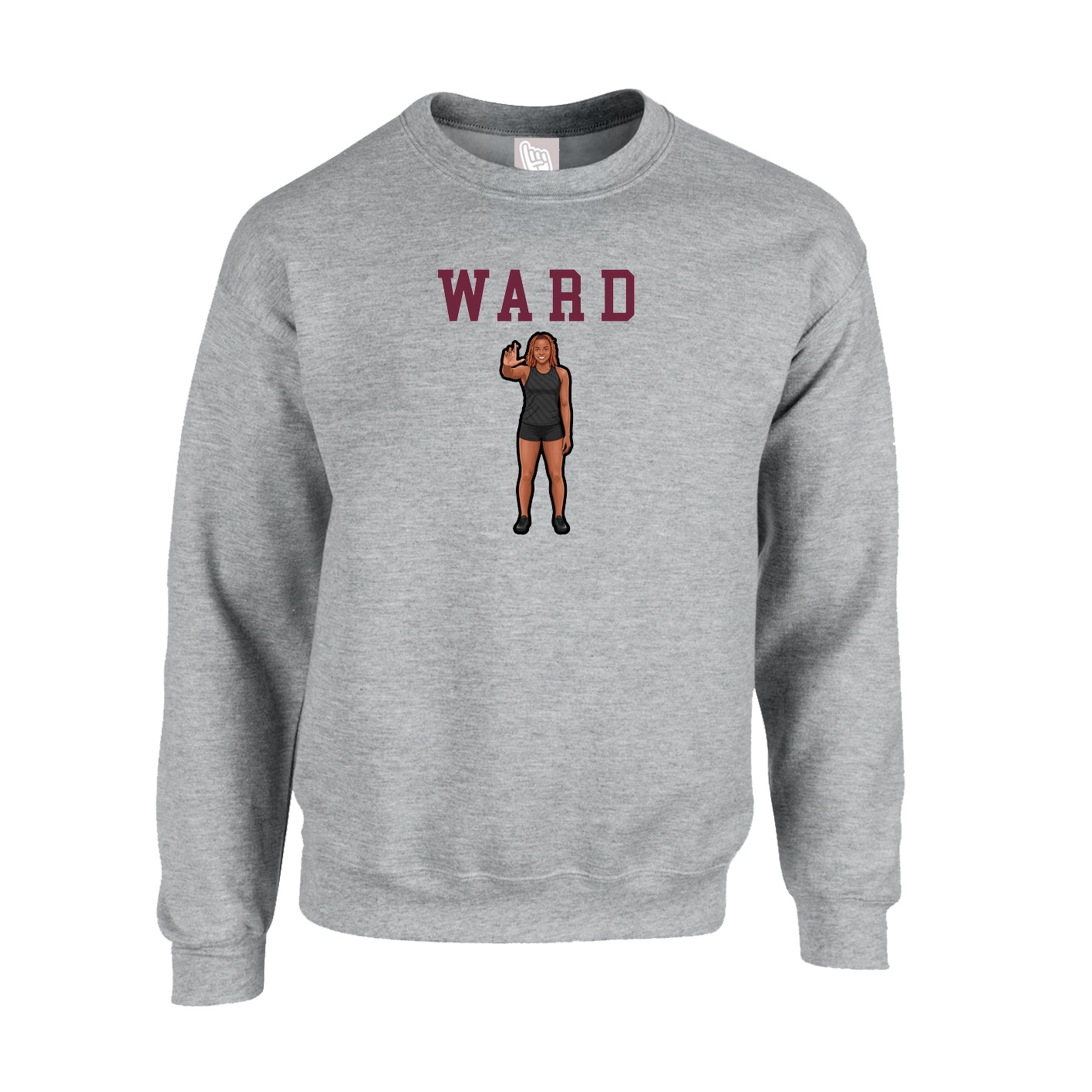 Fleece Crew — Shirsey in Grey