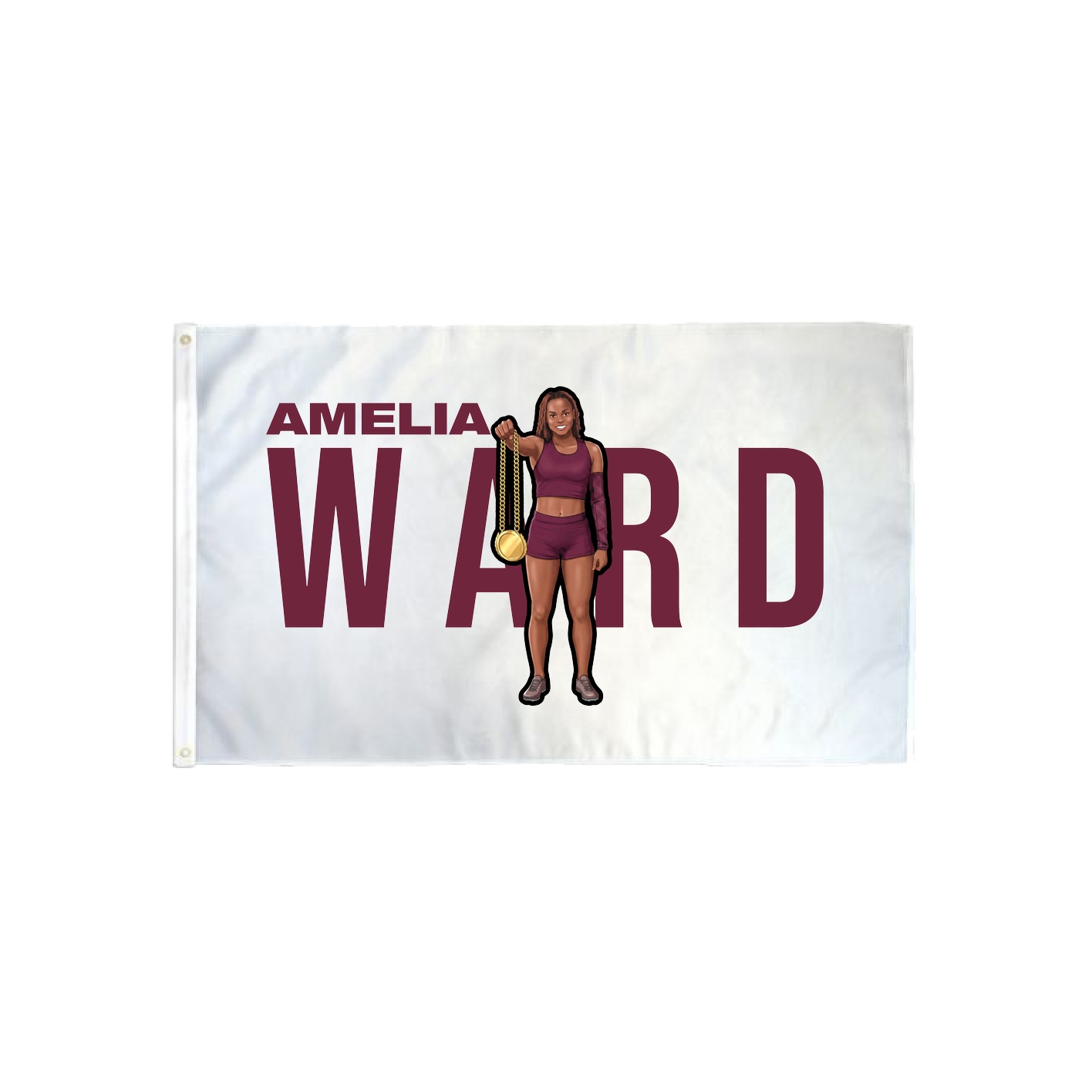 3x5 Flag — Player Name in Classic
