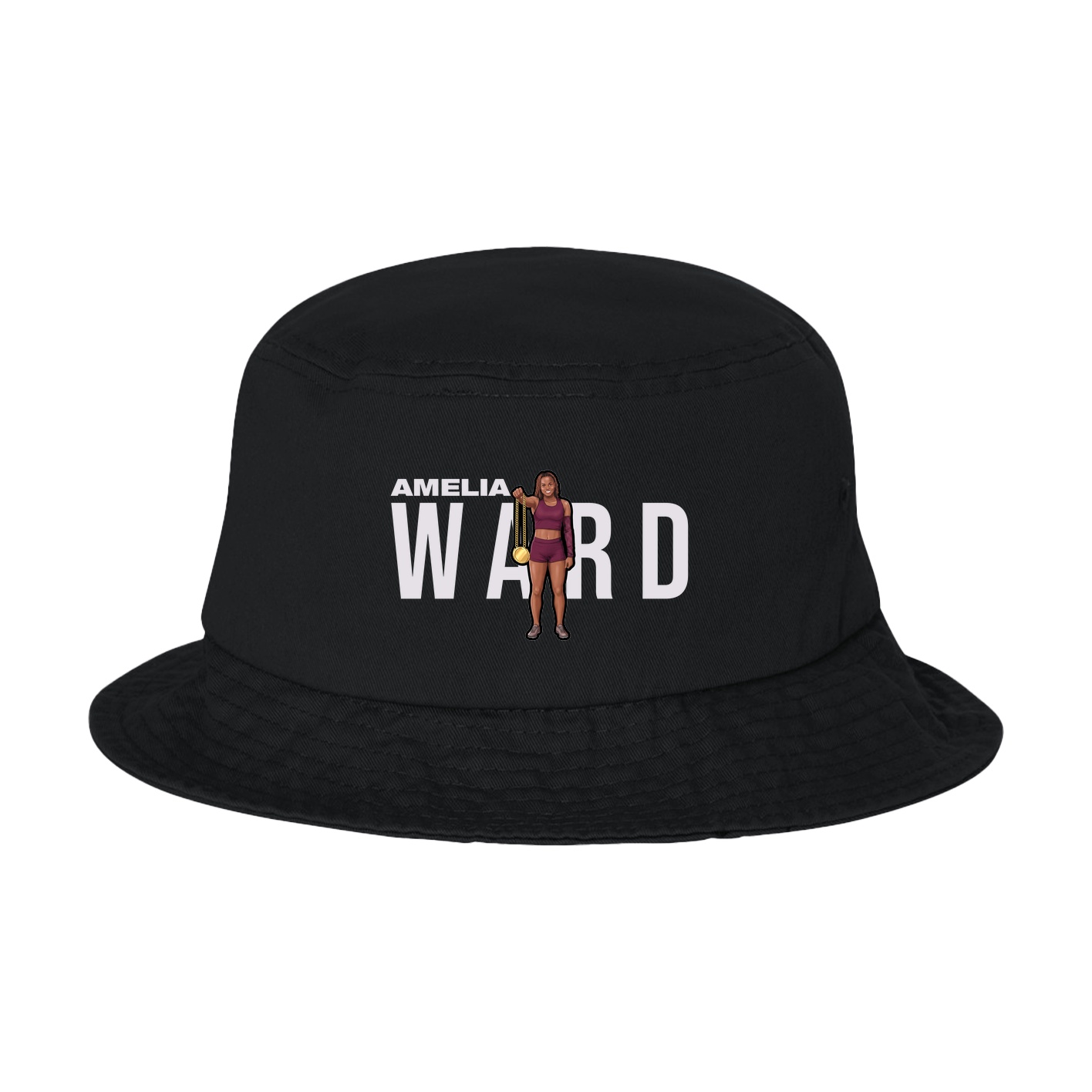 Bucket Cap — Player Name in Black