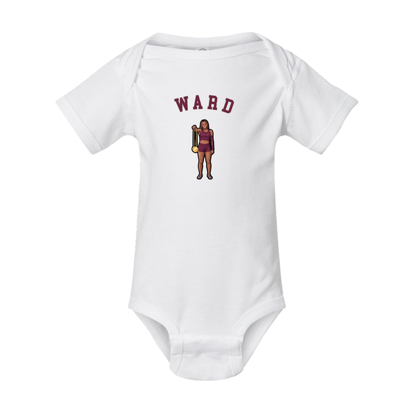 Baby Onesie — Shirsey Arch in White