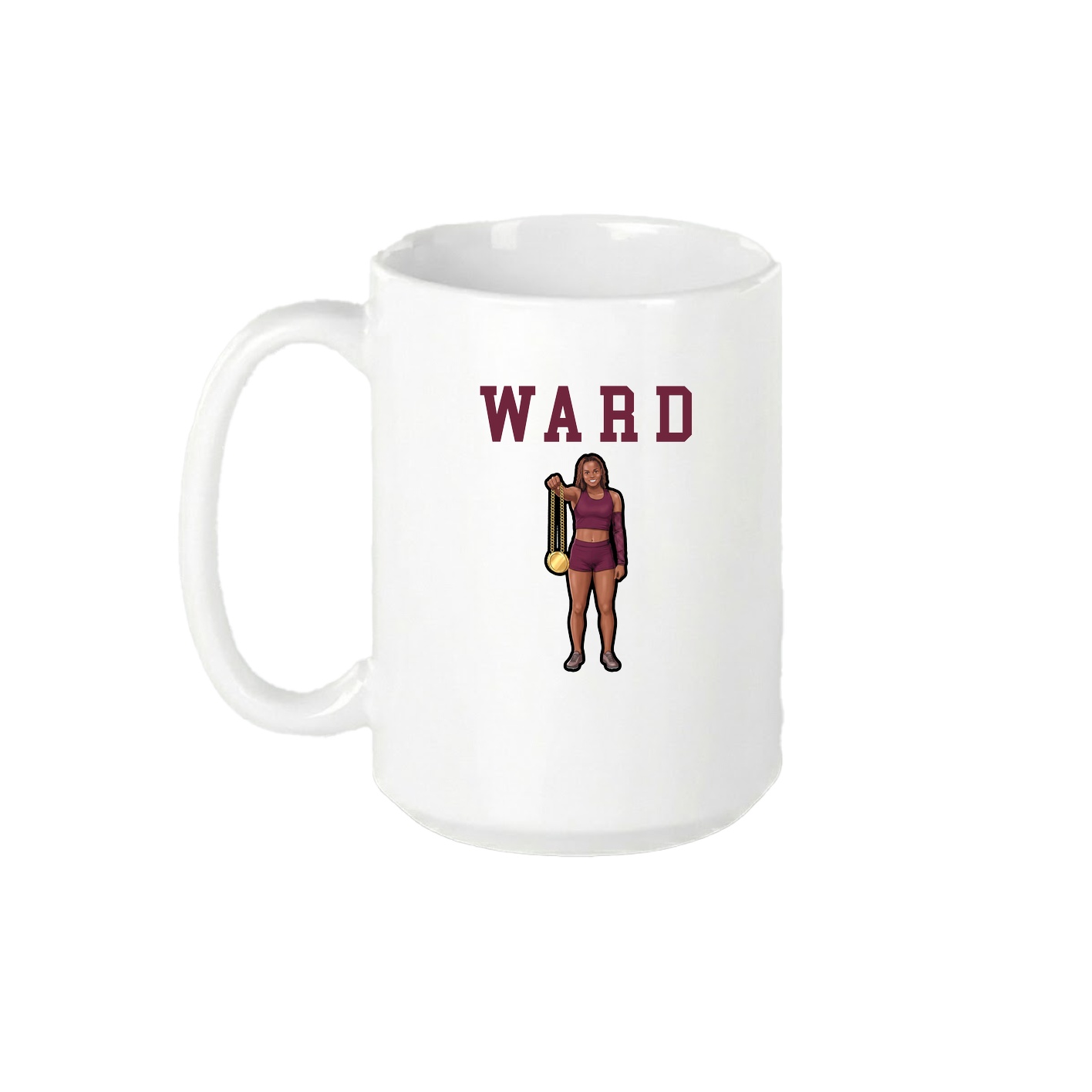 15oz Coffee Mug — Shirsey in White